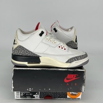 Original Air Jordan 3 Retro 'White Cement Reimagined' Men's Basketball Shoes - Size 8 (DN3707-100) | Authentic Retro Sneakers for Streetwear & Basketball Enthusiasts