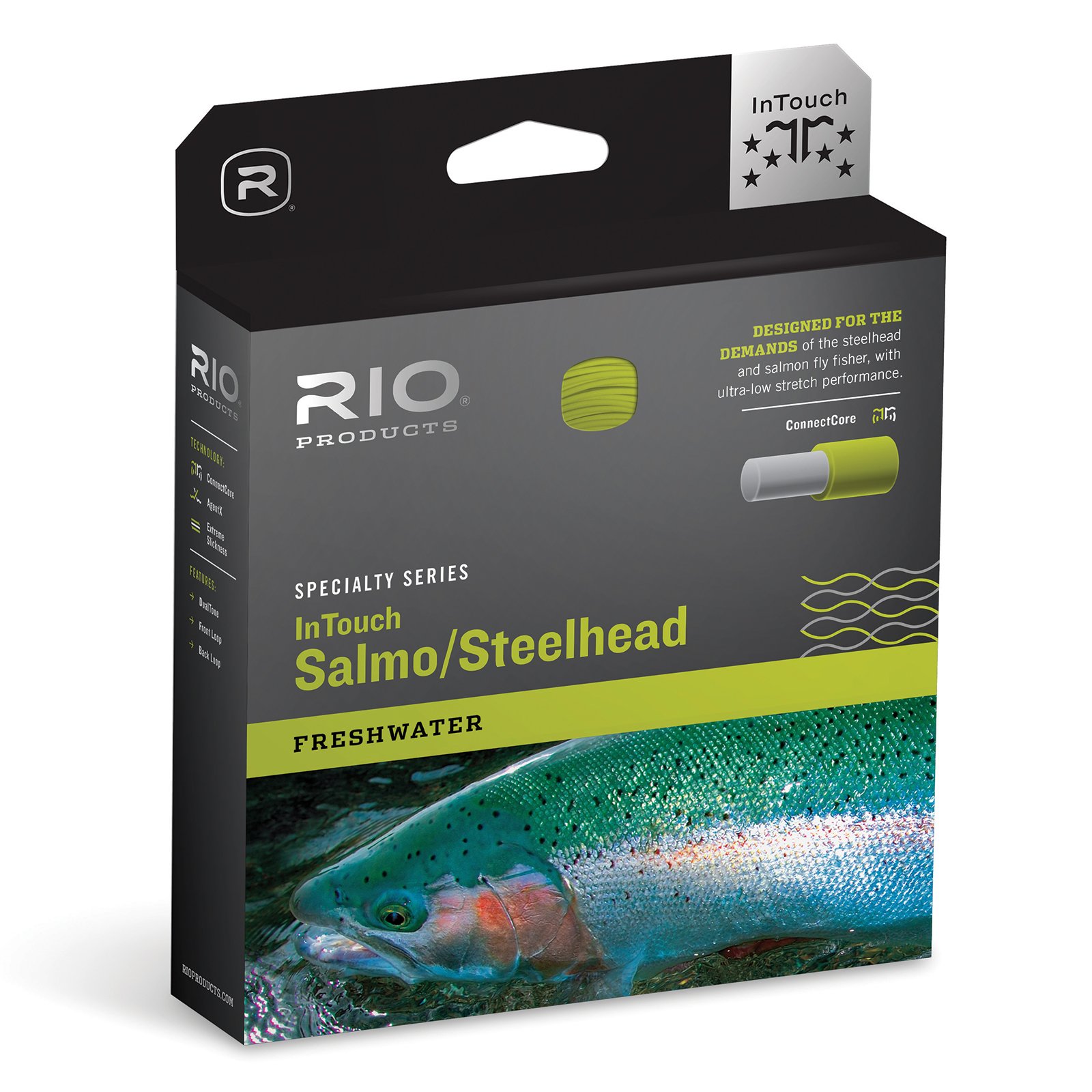 RIO Products InTouch Salmon/Steelhead Fly Line - Premium Fly Fishing Line for Salmon & Steelhead - Perfect for Freshwater & Saltwater Fly Fishing