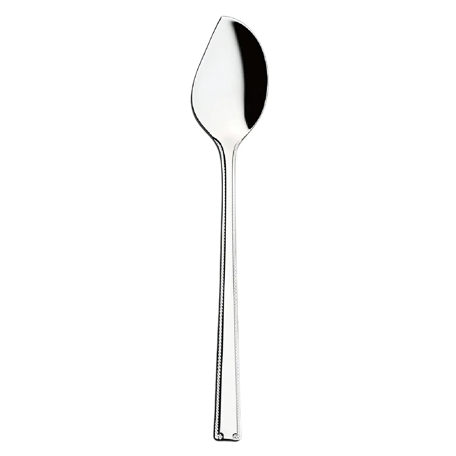 Luckywood Romantic Stainless Steel Cake Spoon - Elegant Dessert Serving Utensil for Wedding, Birthday & Party Celebrations