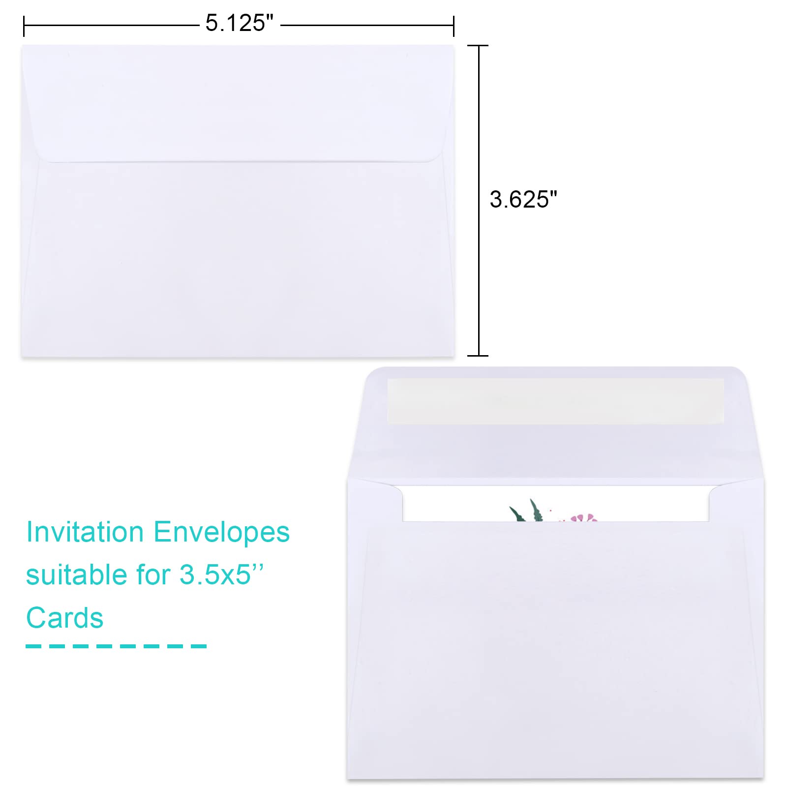 90 Packs A1 Envelopes, 3.5x5