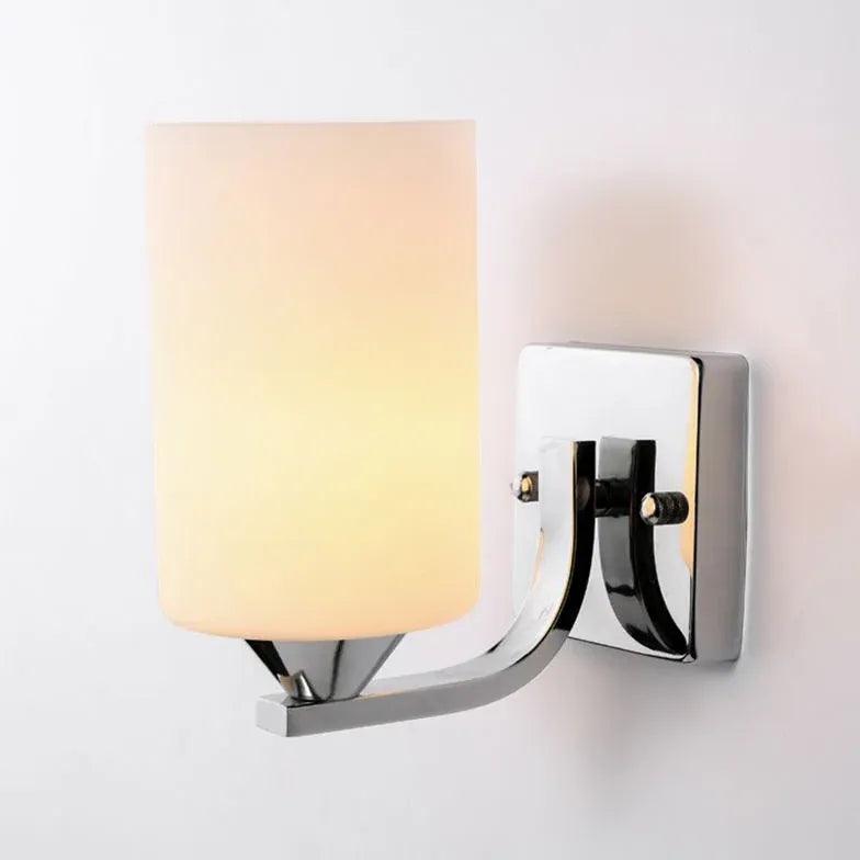 Modern Cylindrical Lampshade - Sleek Wall Light Fixture for Living Room, Bedroom & Office Decor | Energy-Efficient LED Lighting Solution