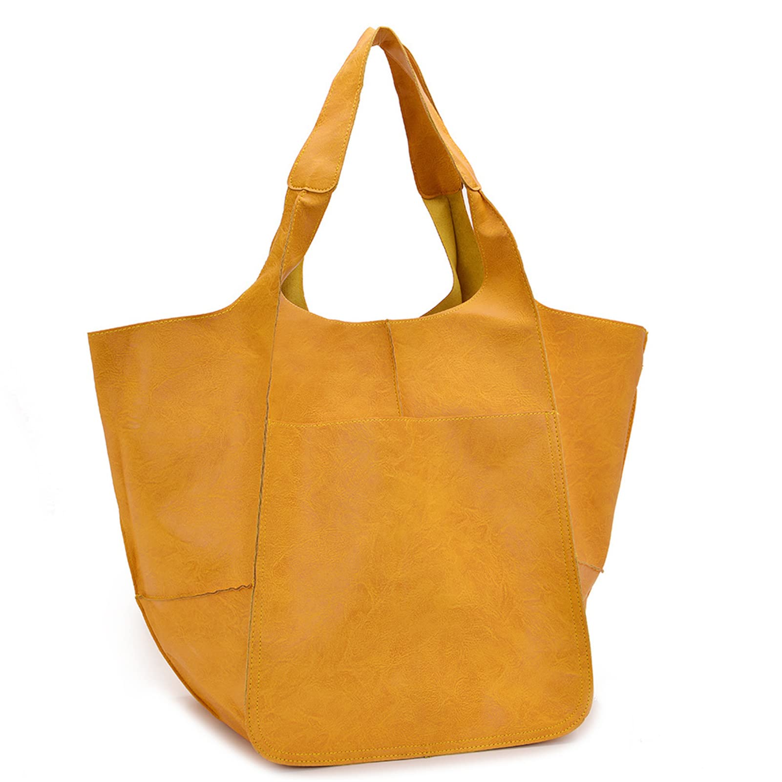 Stylish Oversized Weekender Tote Bag for Women - Large Capacity Travel Shoulder Bag, Spacious Bucket Handbag for Gym, Beach & Weekend Getaways | Perfect Carry-On for Work, Vacation & Casual Outings