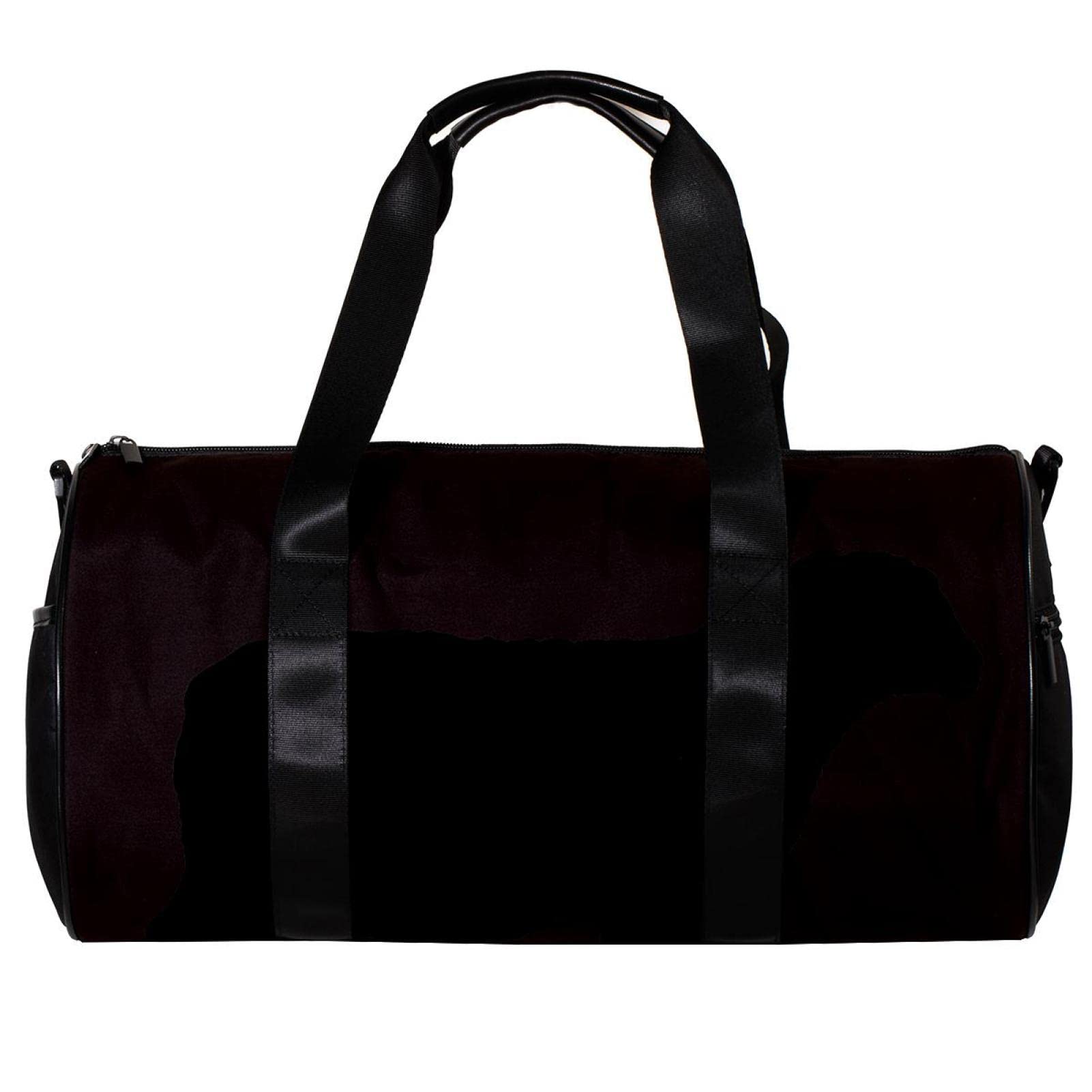 Premium Gym Duffle Bag for Men & Women - Large Overnight Weekender Carry On Travel Bag with Sheep Design in Light Grey - Perfect for Workouts, Travel, and Weekend Getaways