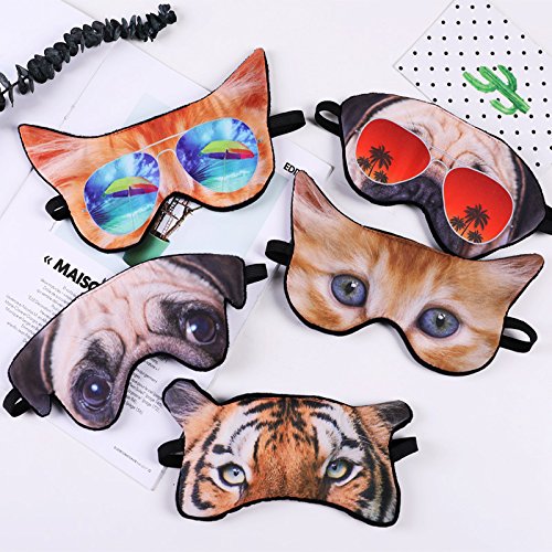 HXINFU Cute Sleeping Eye Mask for Women - Soft Comfortable Blindfold for Travel, Nap & Relaxation - Perfect Sleep Aid for Flights, Home & Office Use