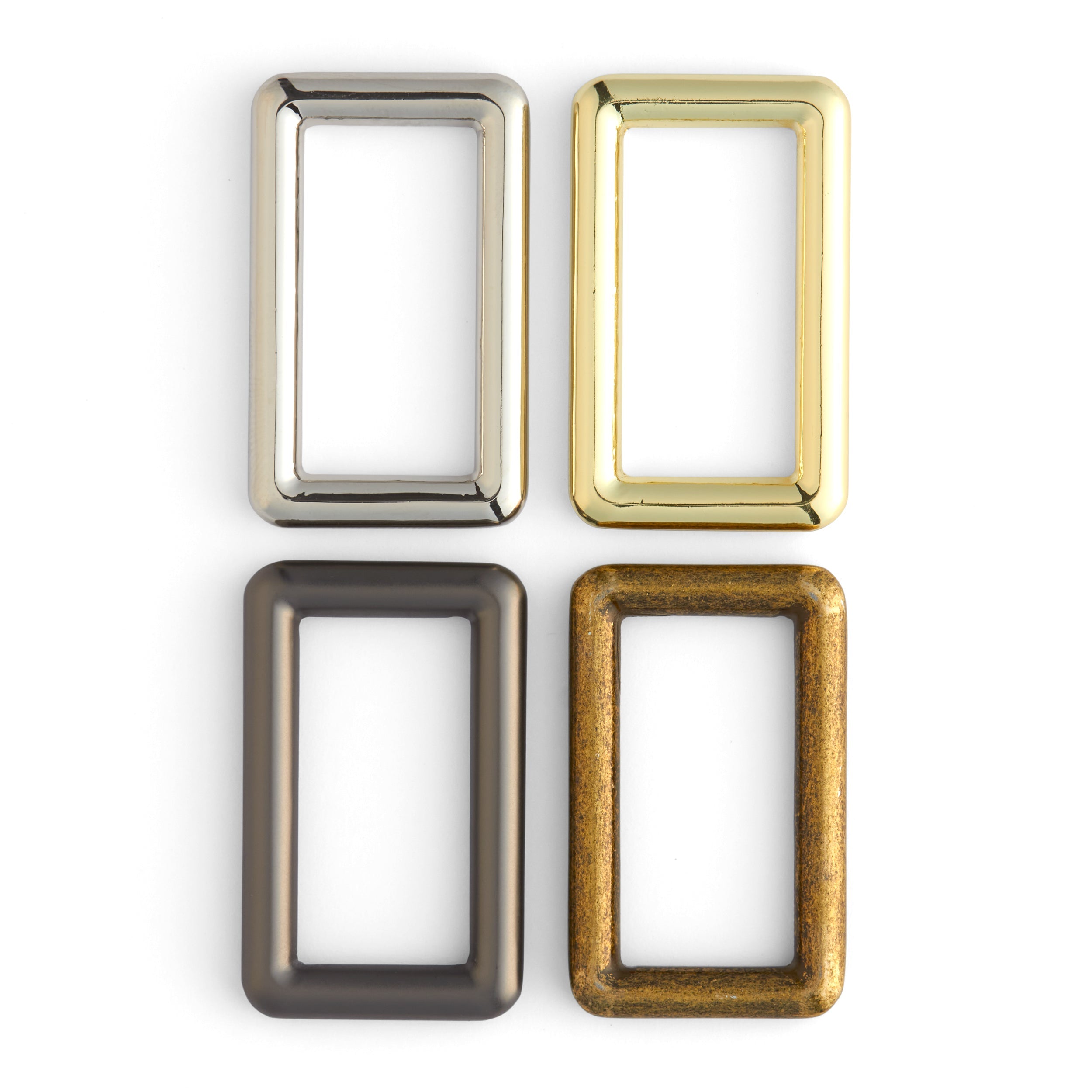 Brooklyn Rectangular Ring - Minimalist Stackable Geometric Ring for Women, Dainty Gold & Silver Fashion Jewelry - Perfect for Everyday Wear, Gifts & Layering