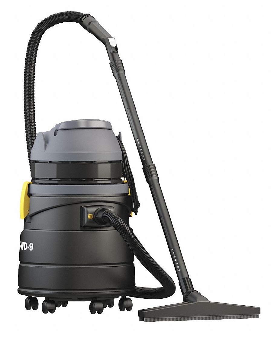 TENNANT 9 Gallon Shop Vacuum - 118 CFM, 1-1/4 Inch Vacuum Hose - Powerful Wet/Dry Vac for Workshop, Garage & Home Cleaning