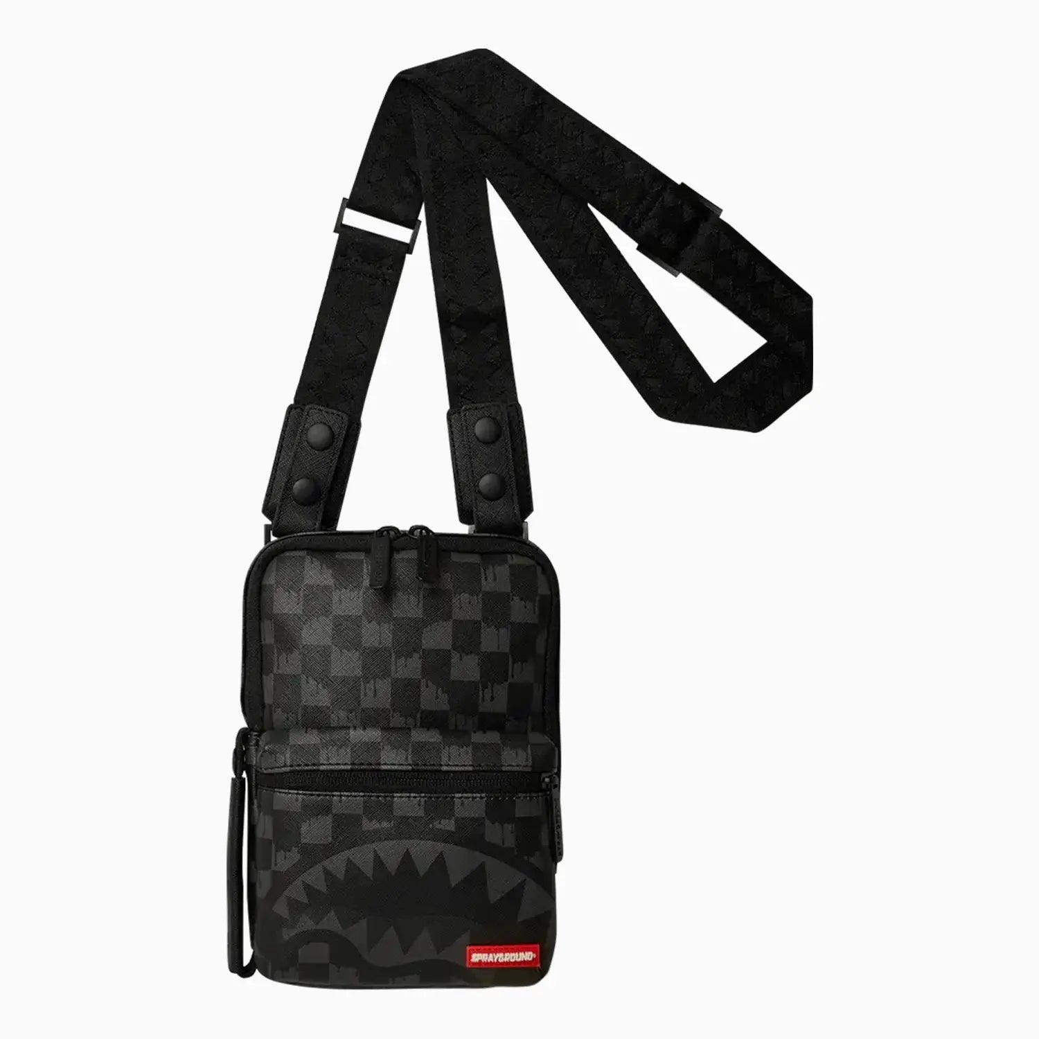 Hangover Drip Check Sling Bag - Stylish Crossbody Sling Pack for Men & Women | Perfect for Travel, Gym, and Everyday Use