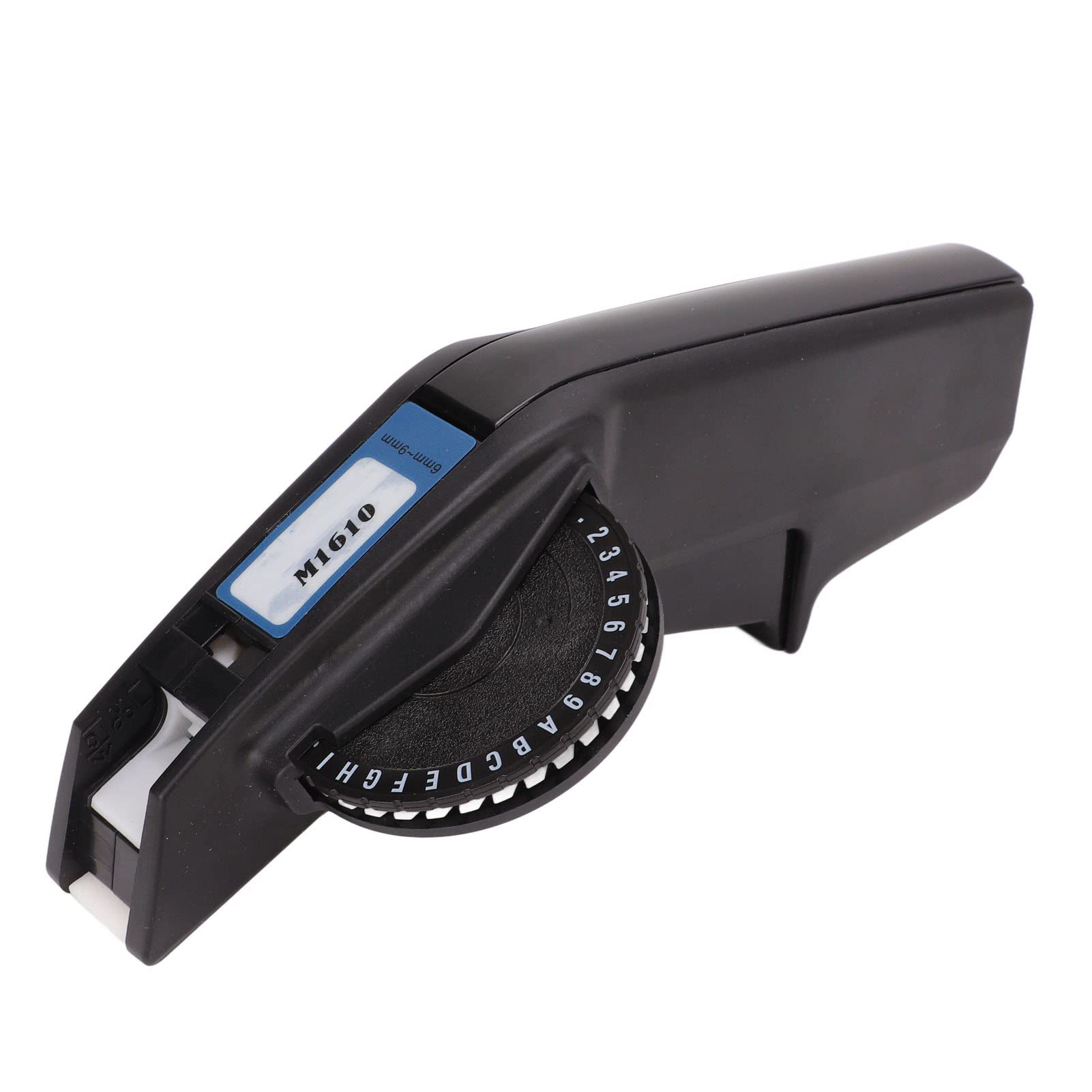 ASixxSix Handheld Embossing Label Maker with 2 Color Tapes - Portable Manual 3D Label Printer for Home, Office, School & DIY Organization - Perfect for Crafting, Storage Boxes, File Folders & Gift Tagging