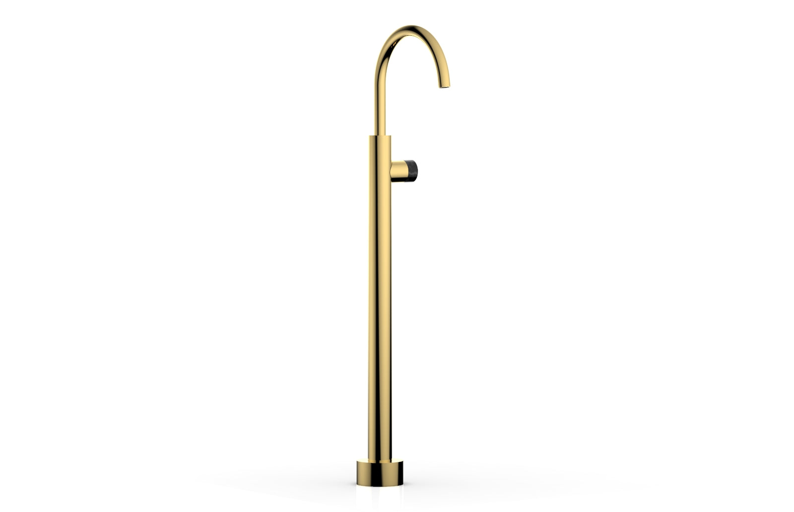 Premium BASIC II Tall Floor Mount Tub Filler with Elegant Marble Handle - Model 230 47 02 - Perfect for Modern Bathrooms & Luxury Spa Retreats