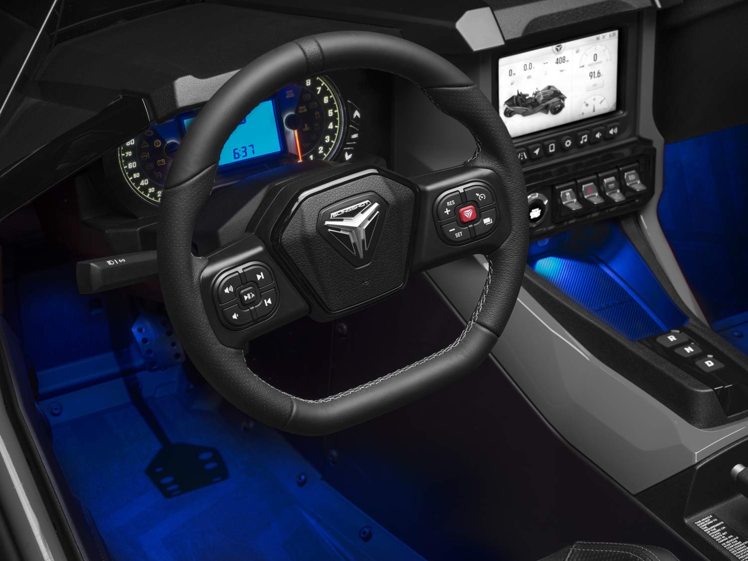 Polaris Slingshot LED Interior Light Kit - Custom Car Ambient Lighting for Enhanced Night Driving & Interior Styling - Perfect for Cars, Trucks, and Motorcycles
