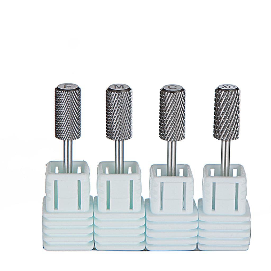 VMS INDIA Professional Electric Nail Drill Bits for Manicure & Pedicure - Nail Art File Polishing Head Grinding Tools for Salon & Home Use - Perfect for Acrylic, Gel, and Natural Nails