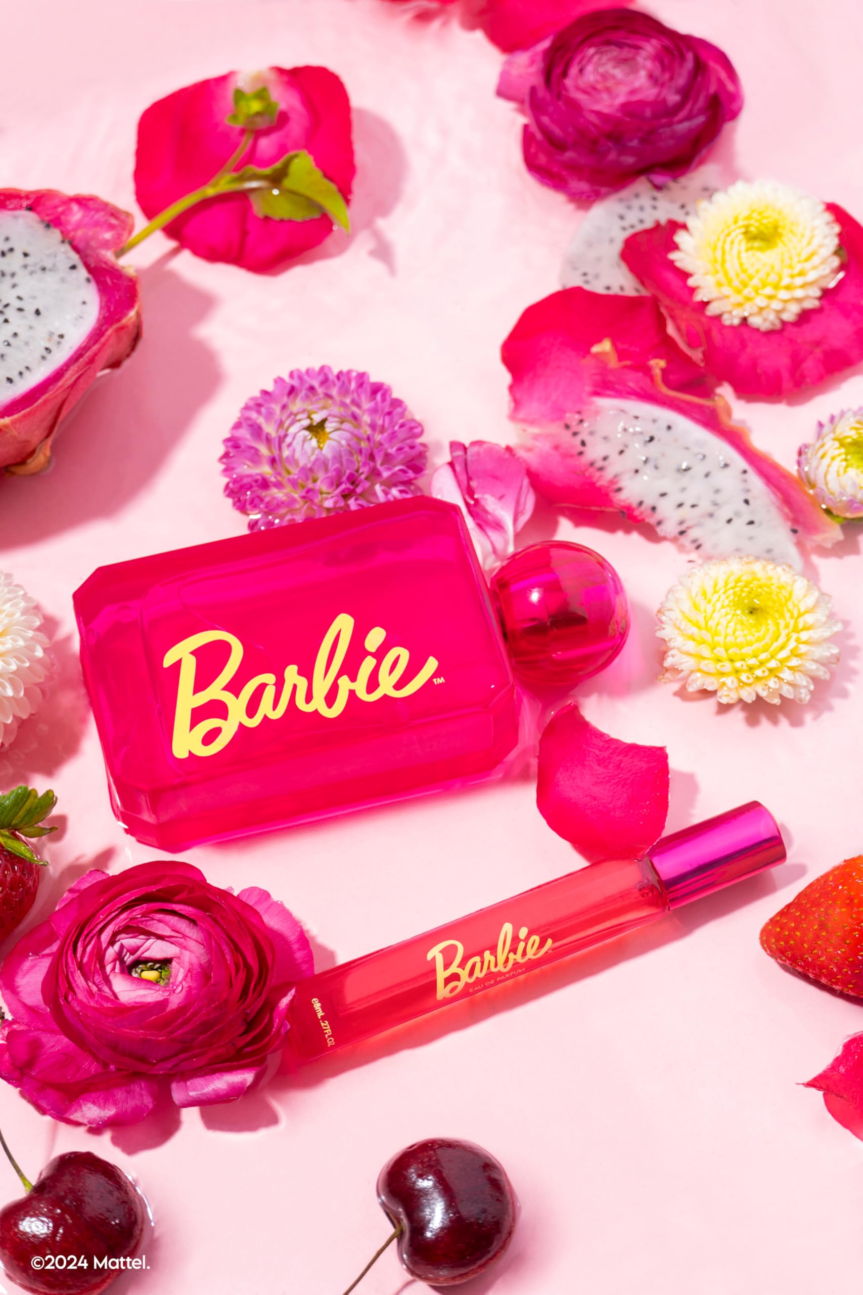 Barbie Perfume Gift Set - 100ml Bottle & 8ml Travel Spray for Women | Birthday, Anniversary & Holiday Present | Perfect for Travel, Parties & Everyday Use