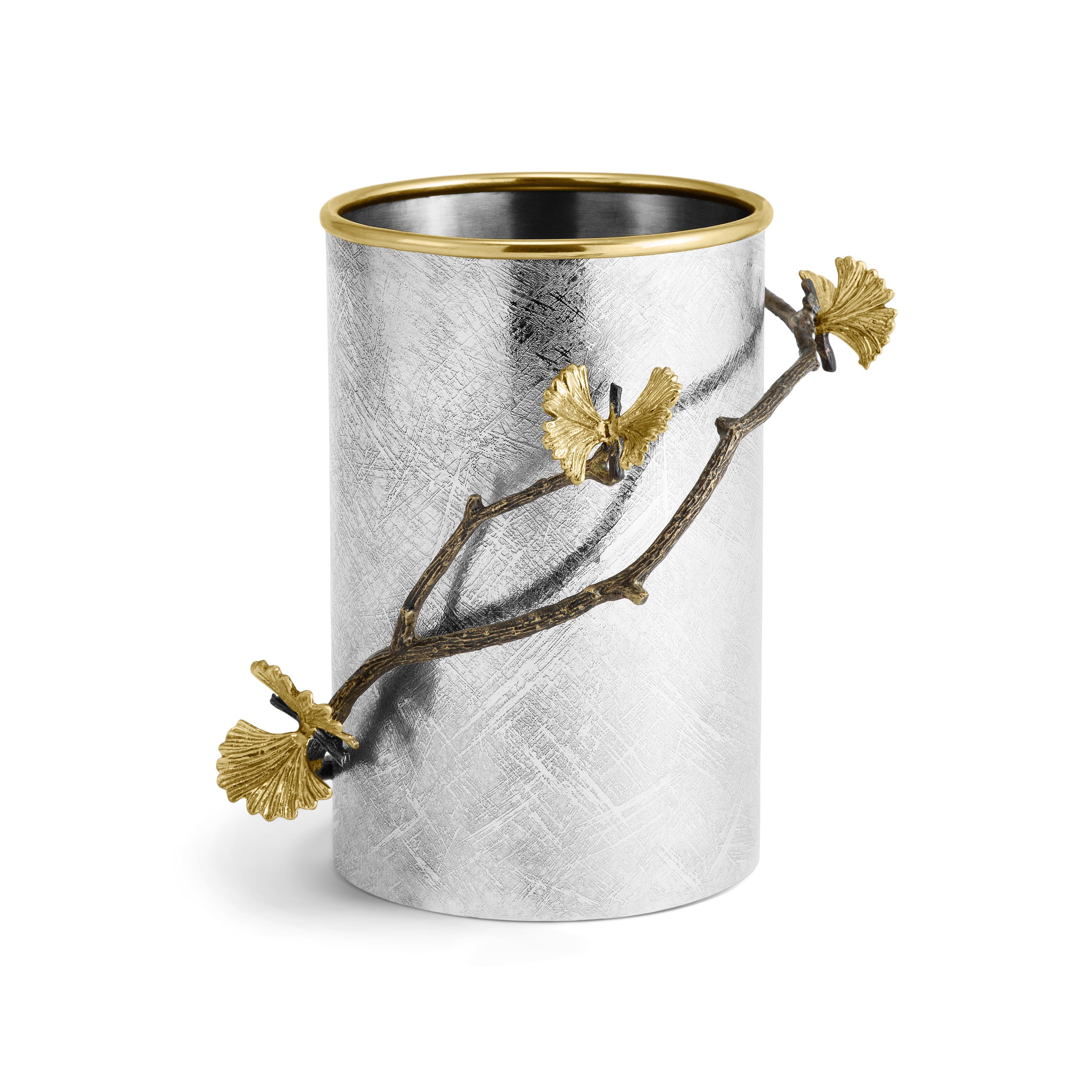 Butterfly Ginkgo Utensil Holder - Stylish Kitchen Organizer for Spoons, Forks & Knives - Perfect for Countertop or Drawer Storage