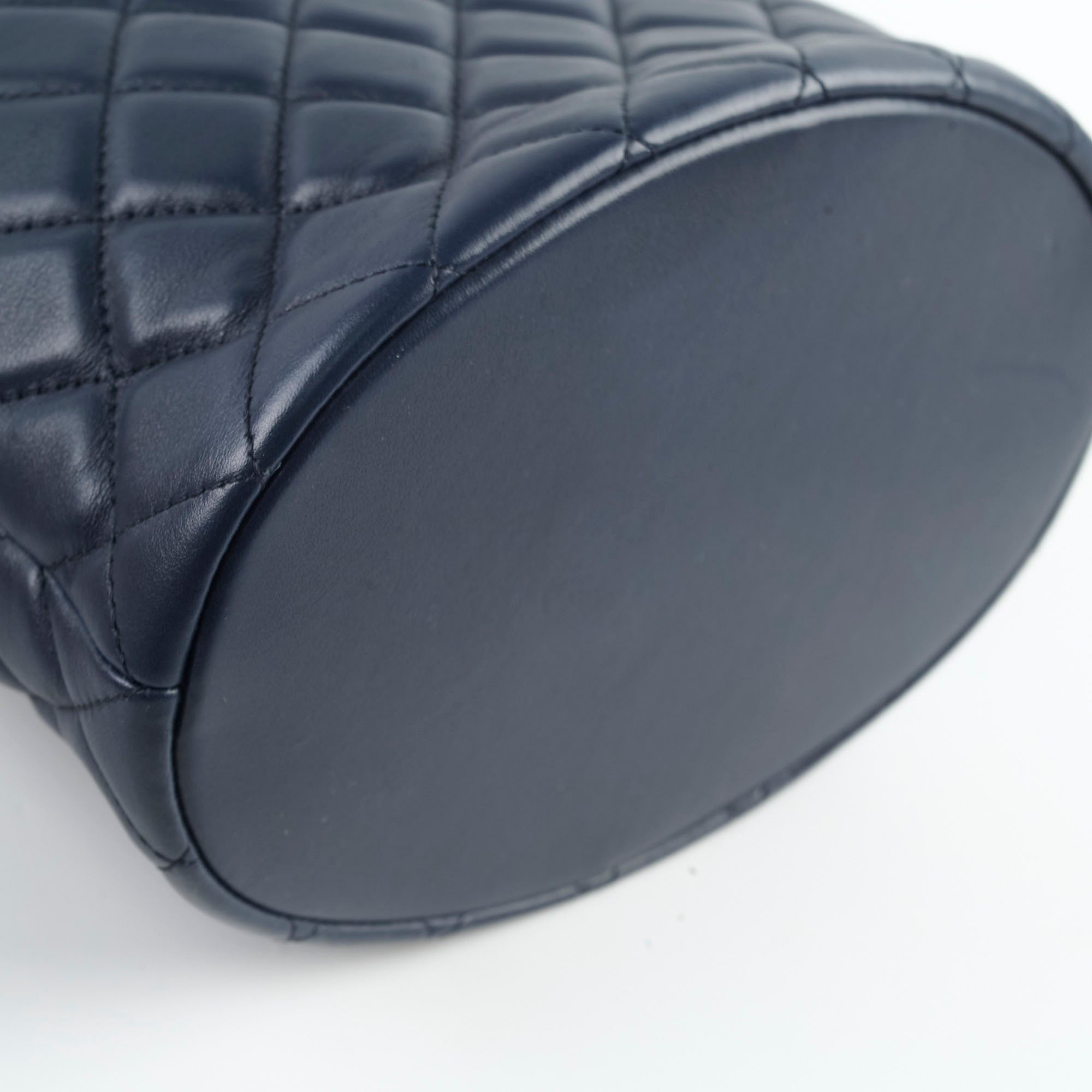 Chanel Boy Bucket Bag in Navy Blue - Luxury Designer Handbag for Women | Perfect for Everyday Use, Work & Special Occasions
