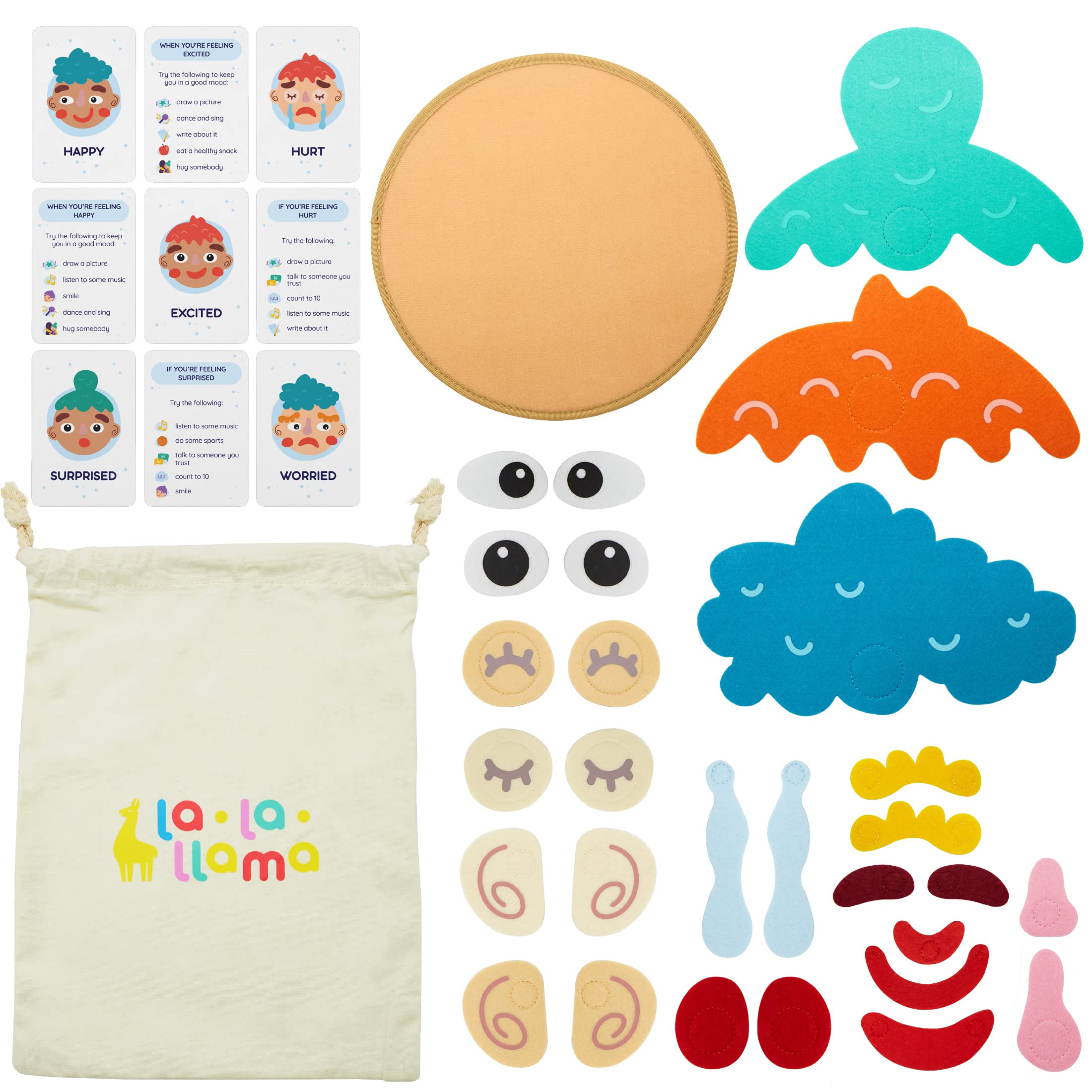 Emotional Learning Games for Kids - 9 Feelings Cards for Home & Classroom - Gift for 3-4 Year Olds - Perfect for Preschool Social Skills Development