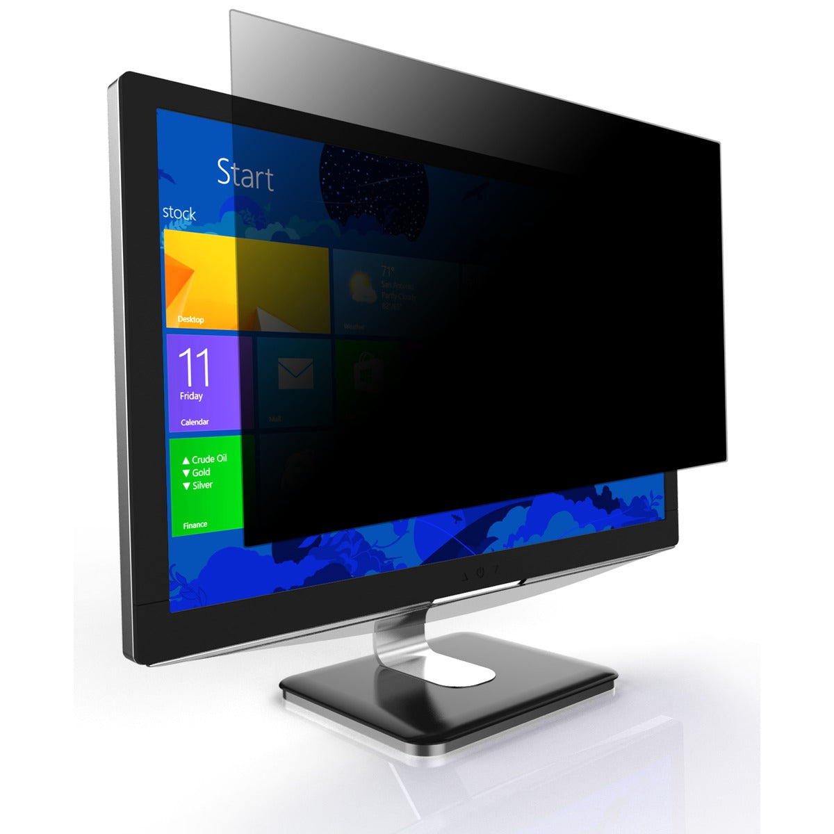 23.6 Inch 4Vu Widescreen Computer Monitor with Privacy Screen Filter - Perfect for Office Work, Gaming & Home Entertainment