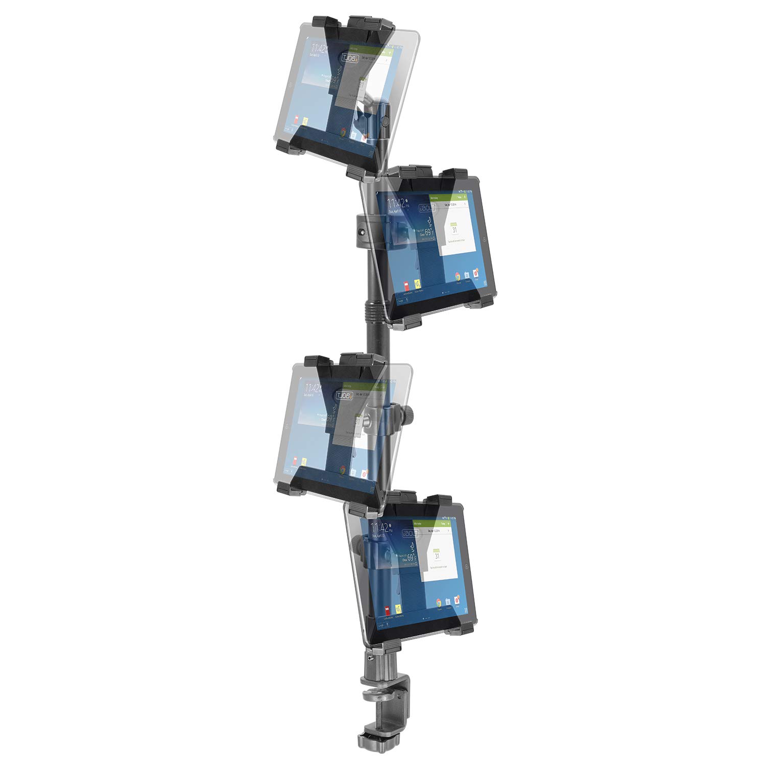 iBOLT TabDock POS Tablet Mount with 4 Holders - Compatible with 7-10 Inch Tablets for Delivery Apps (DoorDash, Uber Eats, Postmates) - Perfect for Restaurants, Food Trucks & Retail Stores