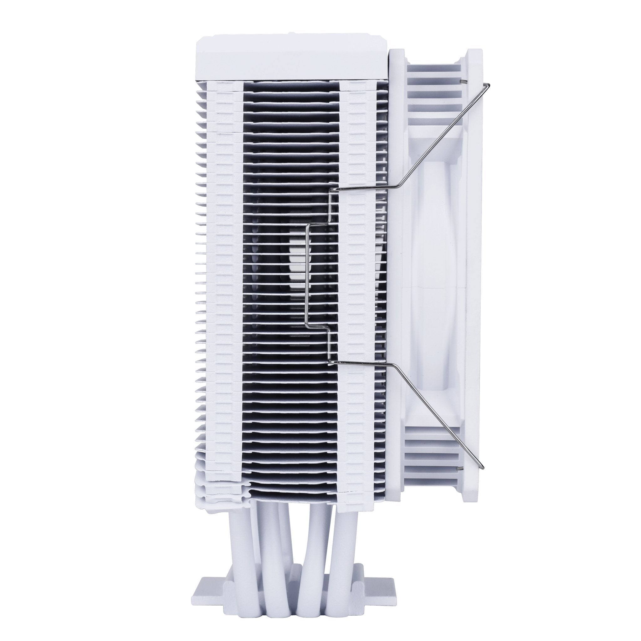 SAMA KA400DW RGB CPU Air Cooler - Compatible with AMD AM2/AM2+/AM3/AM3+/AM4/AM4+/AM5 Sockets - White LED Cooling Fan for PC Gaming & Overclocking - Perfect for Gaming Rigs and High-Performance Computers