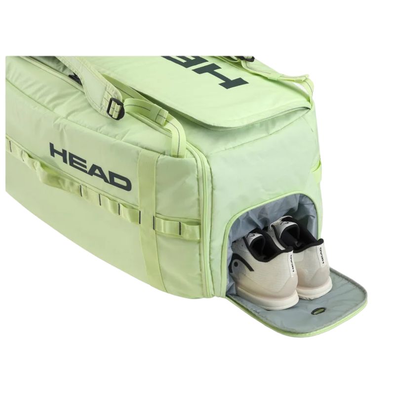 HEAD Extreme Pro Duffle Bag - Large Sports Gym Bag for Tennis, Travel & Workout - Water-Resistant Athletic Duffel with Shoe Compartment & Wet Pocket