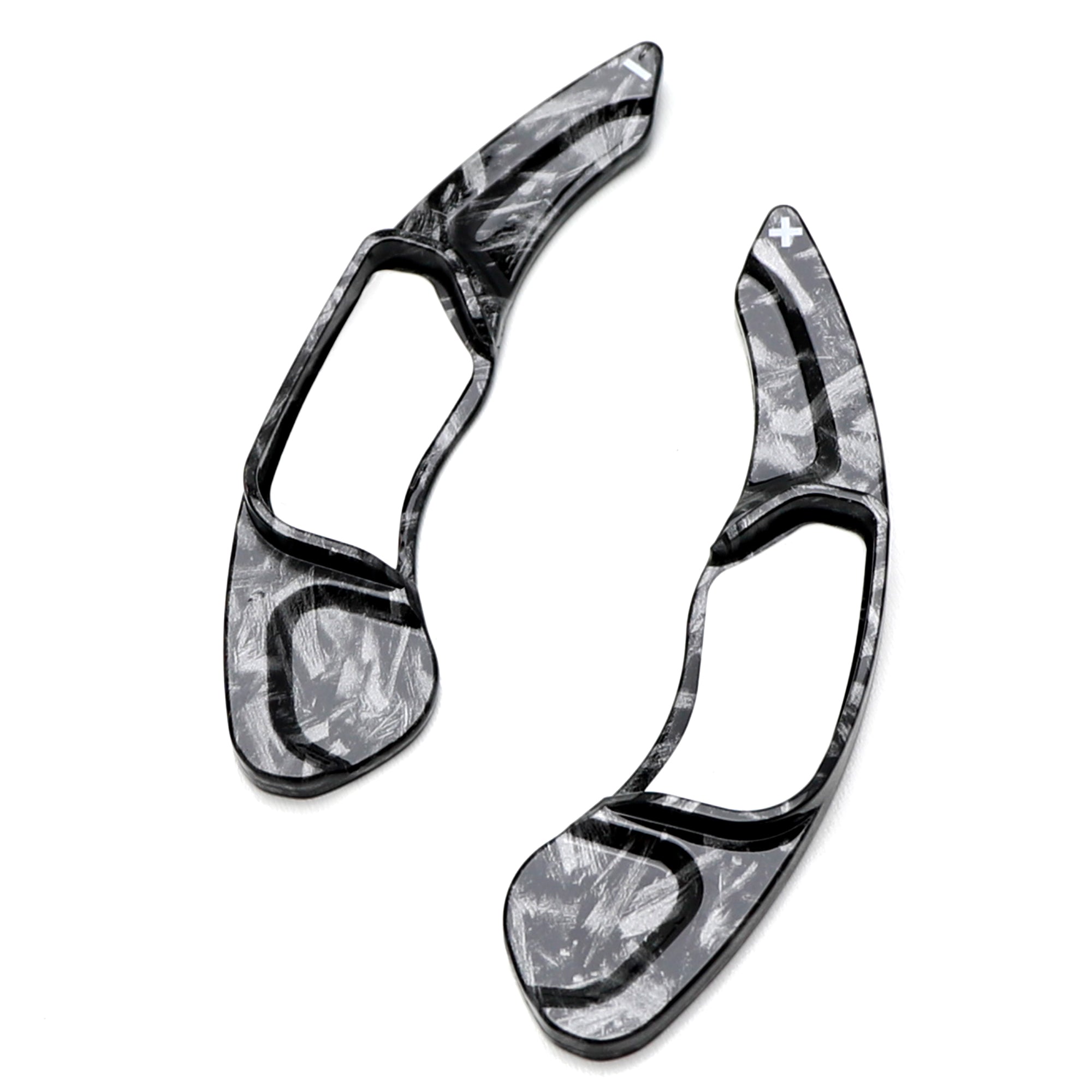 Premium Forged Carbon Fiber Steering Wheel Paddle Shifters for Ford Fusion, Edge & MKX - High-Performance Racing Upgrade for Enhanced Driving Experience