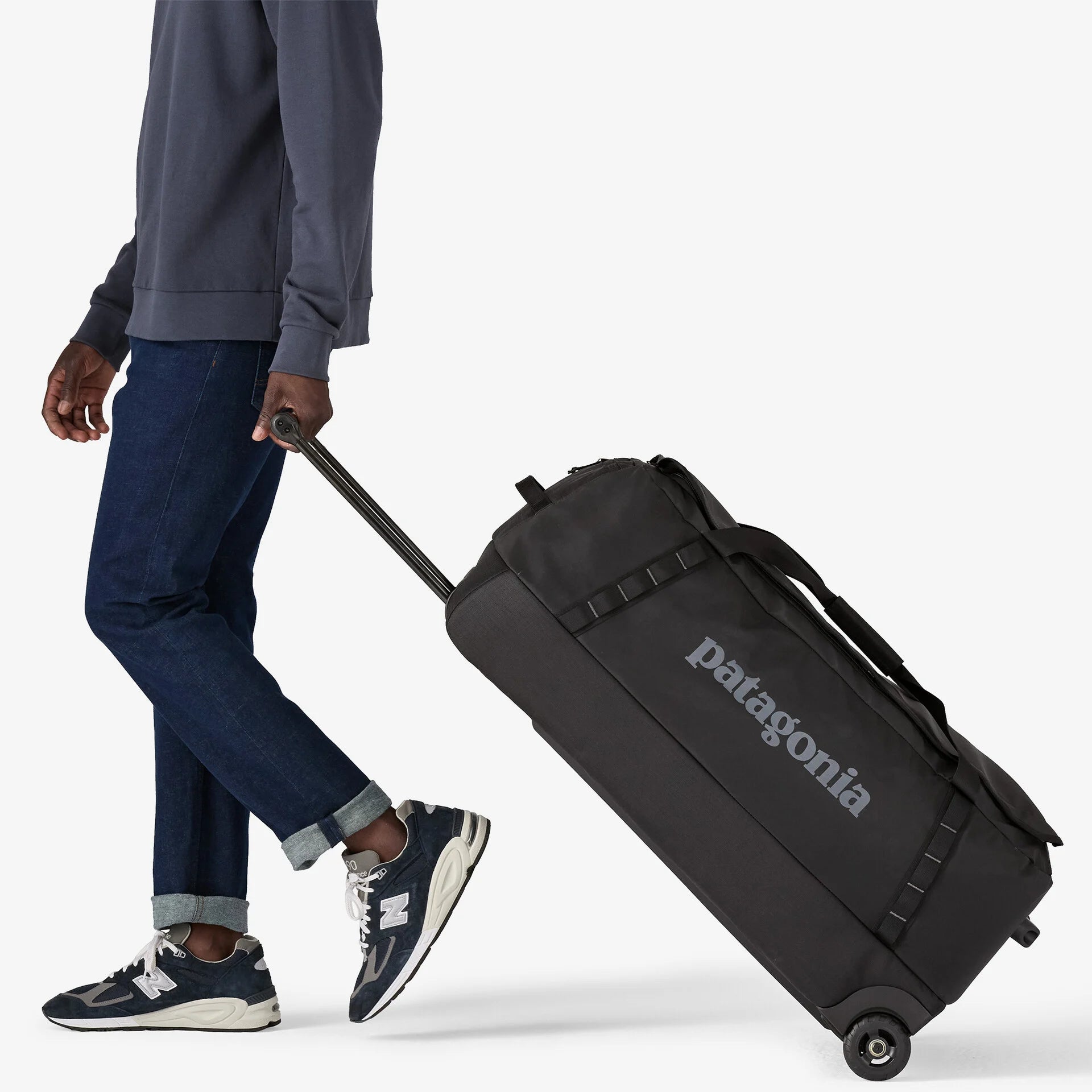 Black Hole® Matte Wheeled Duffel Bag 100L - Large Water-Resistant Travel Luggage for Camping, Gym & Adventure Trips - Model 49388