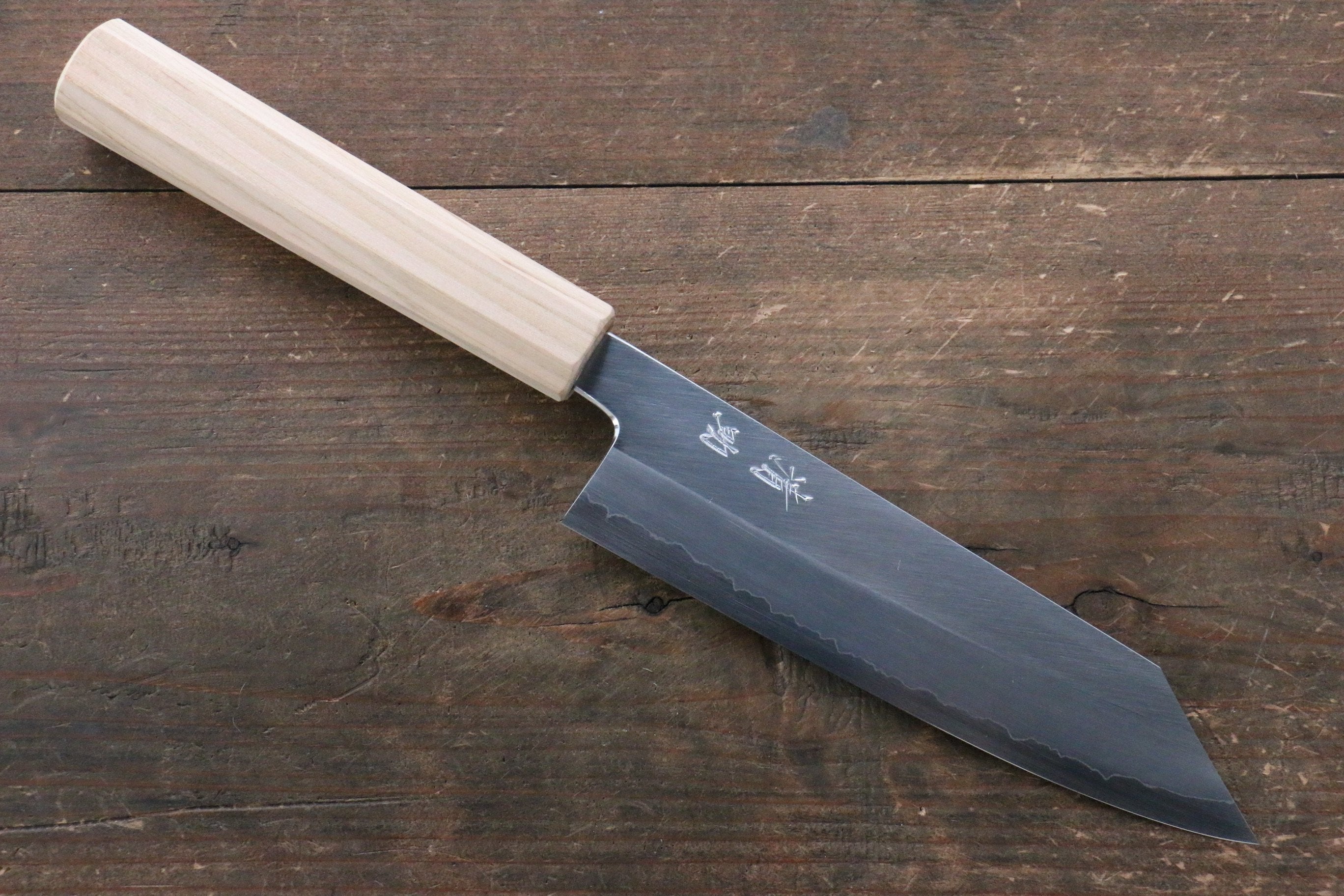 Premium Seisuke Silver Steel No.3 Bunka Knife 165mm with Cherry Wood Handle - Japanese Kitchen Knife for Slicing, Dicing & Precision Cooking