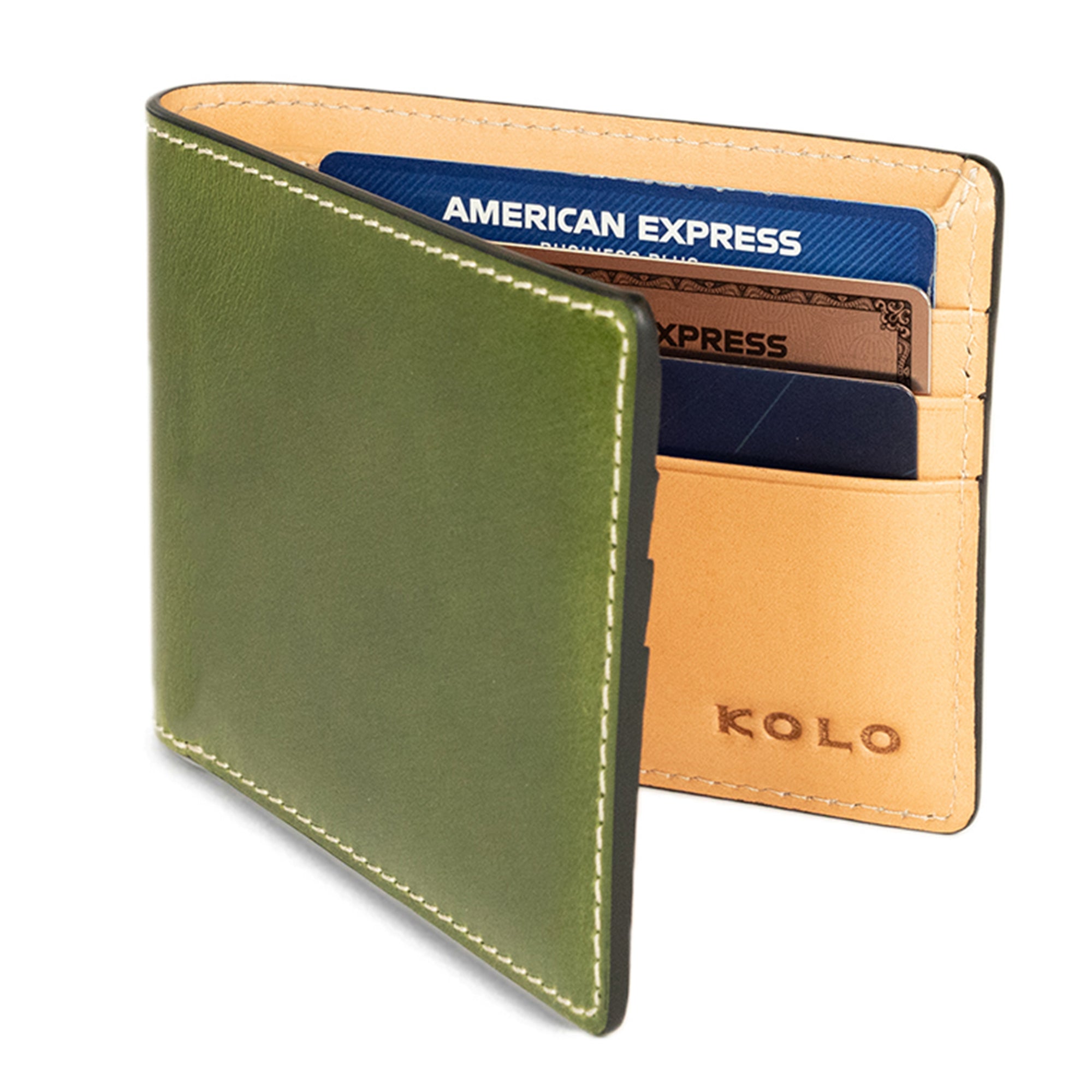 Premium Camden Bi-Fold Leather Wallet for Men - RFID Blocking & Slim Design - Perfect for Everyday Use, Travel, and Business