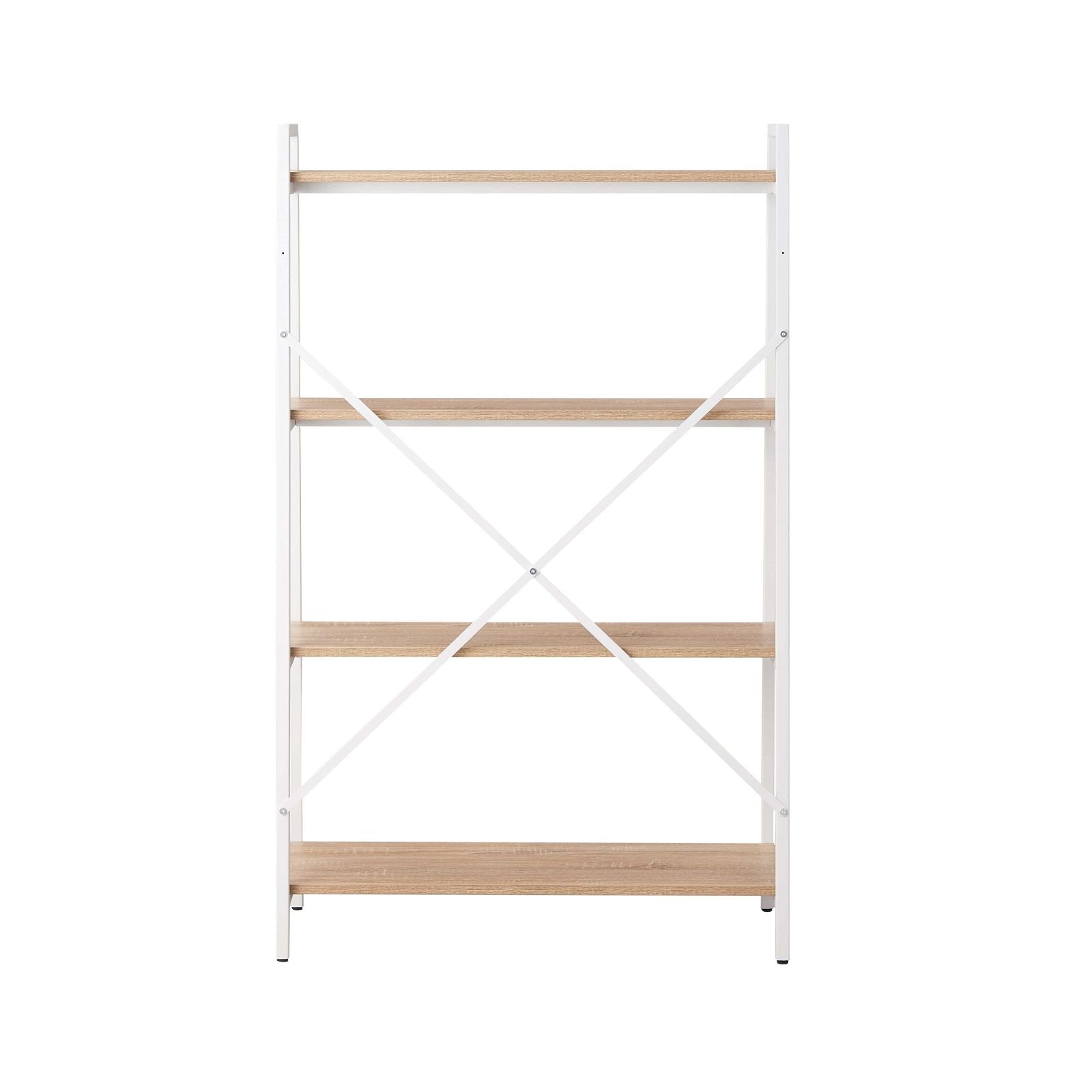 Workzone ASPECT 1300 Oak Bookcase - 5-Shelf Storage Unit for Home Office, Living Room & Bedroom Organization