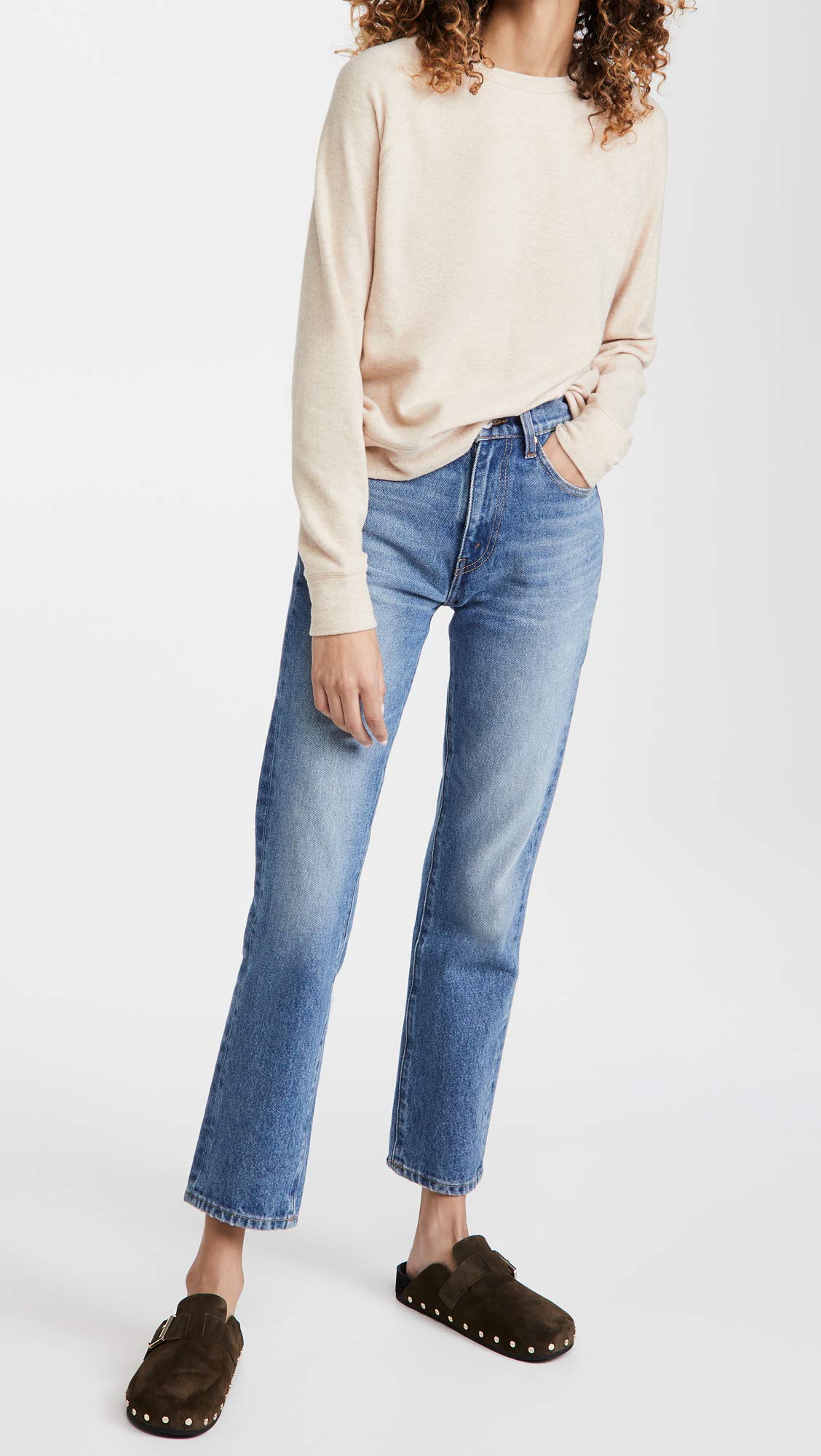 Vince Women's Long Sleeve Raglan Pullover Sweater - Soft Casual Knit Top for Fall & Winter | Perfect for Office, Travel & Everyday Wear
