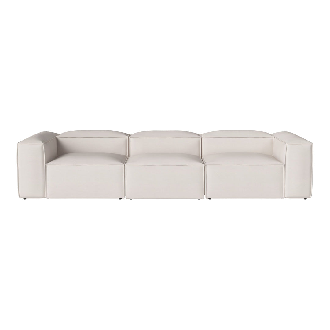 Cosima 3-Seater Sofa - Modern Living Room Couch for Small Spaces | Comfortable Fabric Sectional Sofa for Apartments & Home Decor