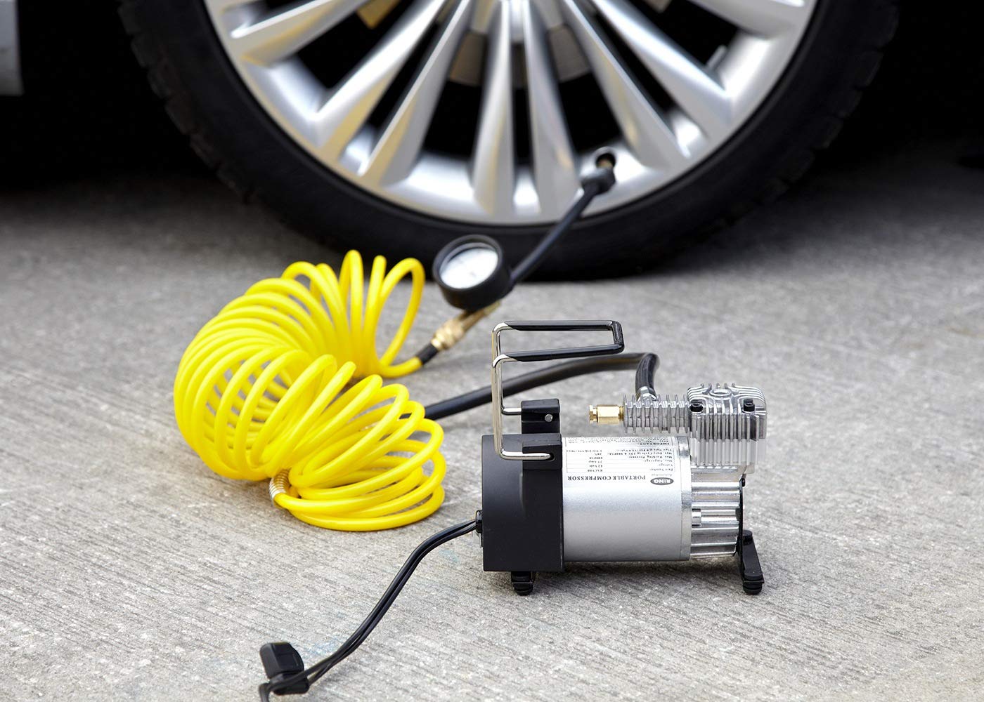 RING RAC900 12V Heavy Duty Air Compressor for Trucks & SUVs - Portable High-Power Tire Inflator for Off-Road, Camping & Emergency Use
