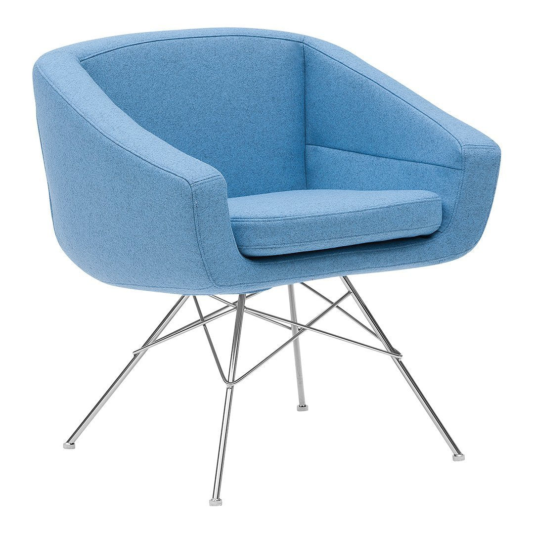 Aiko Lounge Chair - Modern Comfortable Accent Chair for Living Room, Bedroom, or Office - Perfect for Relaxing, Reading, and Lounging