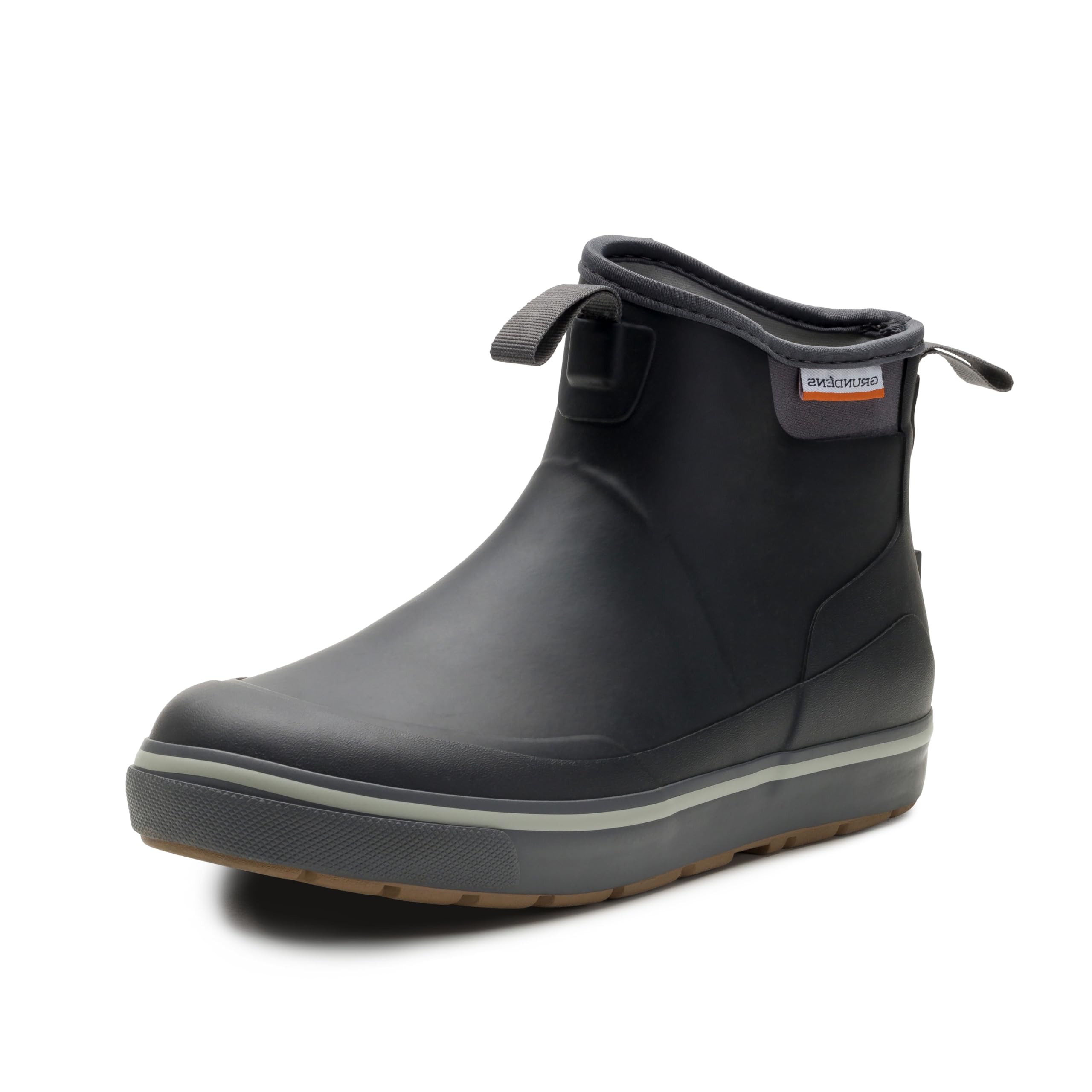 Grundens Men’s DECK-BOSS Waterproof Ankle Boot - Durable Non-Slip Fishing & Work Boots for Outdoor Activities