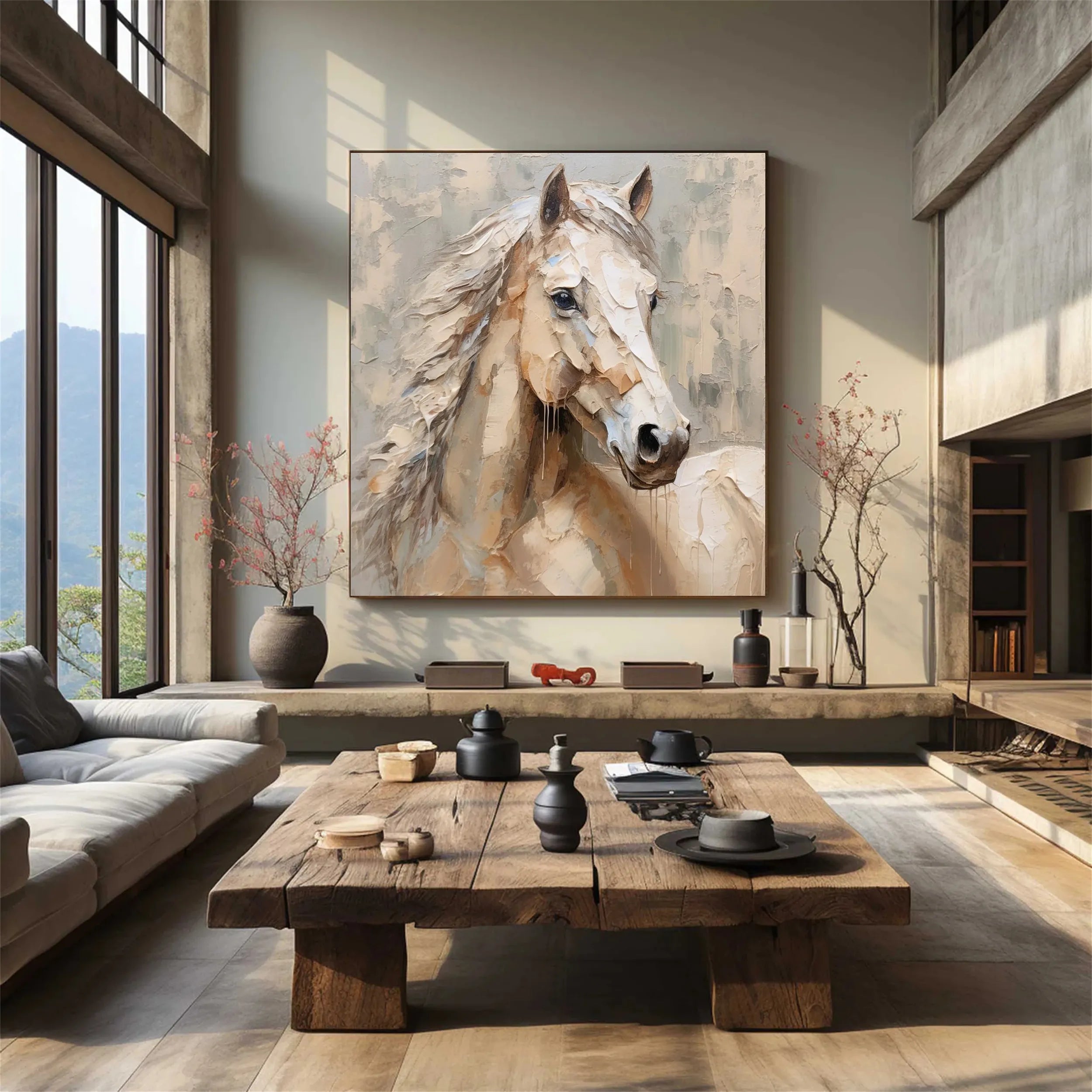 Animal Art Painting #AP008 - Handmade Canvas Wall Decor for Living Room, Bedroom & Office - Wildlife & Nature Inspired Home Decor