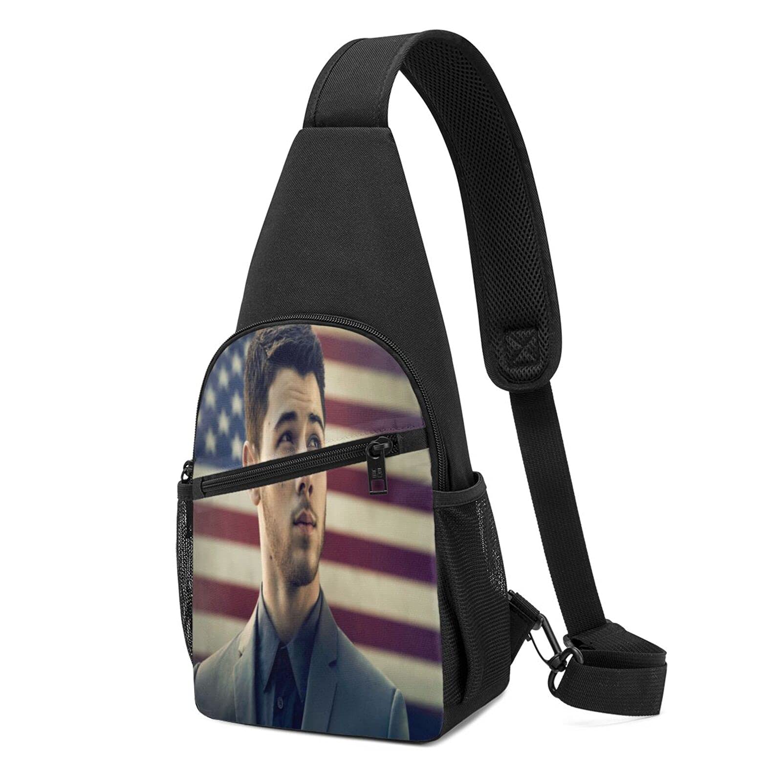 Nick Jonas Crossbody Bags for Men & Women - Multifunctional Sling Backpack, Chest Bag, Hiking Pack, Small Shoulder Bag for Camping, Sports, Travel & Daily Use | Perfect for Outdoor Adventures, Gym & City Commute