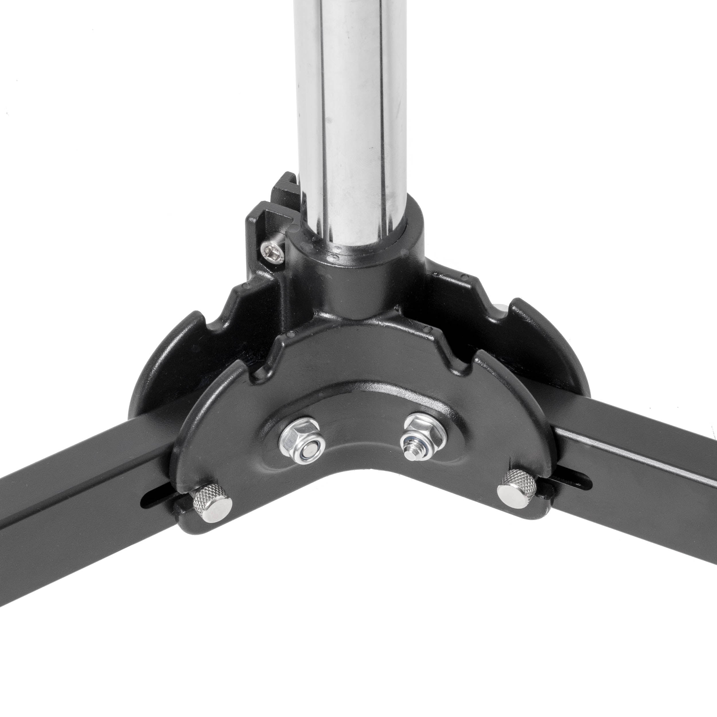 228cm Adjustable Wheeled Folded Tube Stand with VESA Mount Bracket - Perfect for TV, Monitor & Digital Signage Displays in Offices, Classrooms & Retail Stores