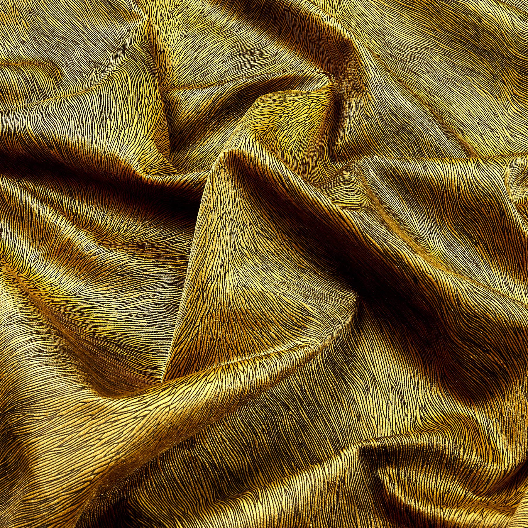 Goldenrod Brocade Hunter Velvet Fabric by The Yard - 72 Inch Wide Upholstery Material for Furniture, Drapery & Home Decor | Perfect for Chairs, Sofas, Pillows, Tablecloths & DIY Sewing Projects | Luxurious Embossed Velvet for Living Room, Bedroom & Wedding Decor