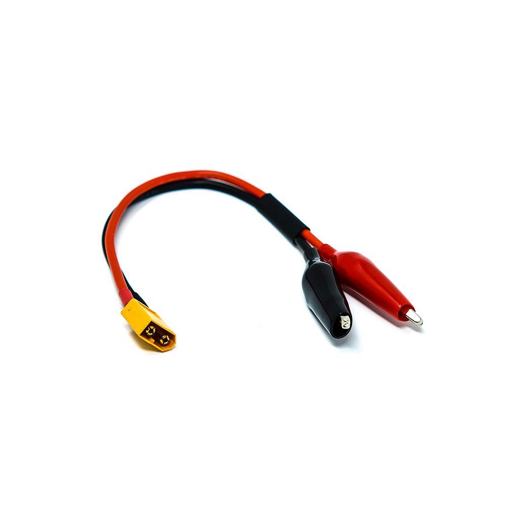 Alligator Clips to XT60 Male Adapter Cable - High Quality Battery Connector for RC Cars, Drones & DIY Electronics Projects