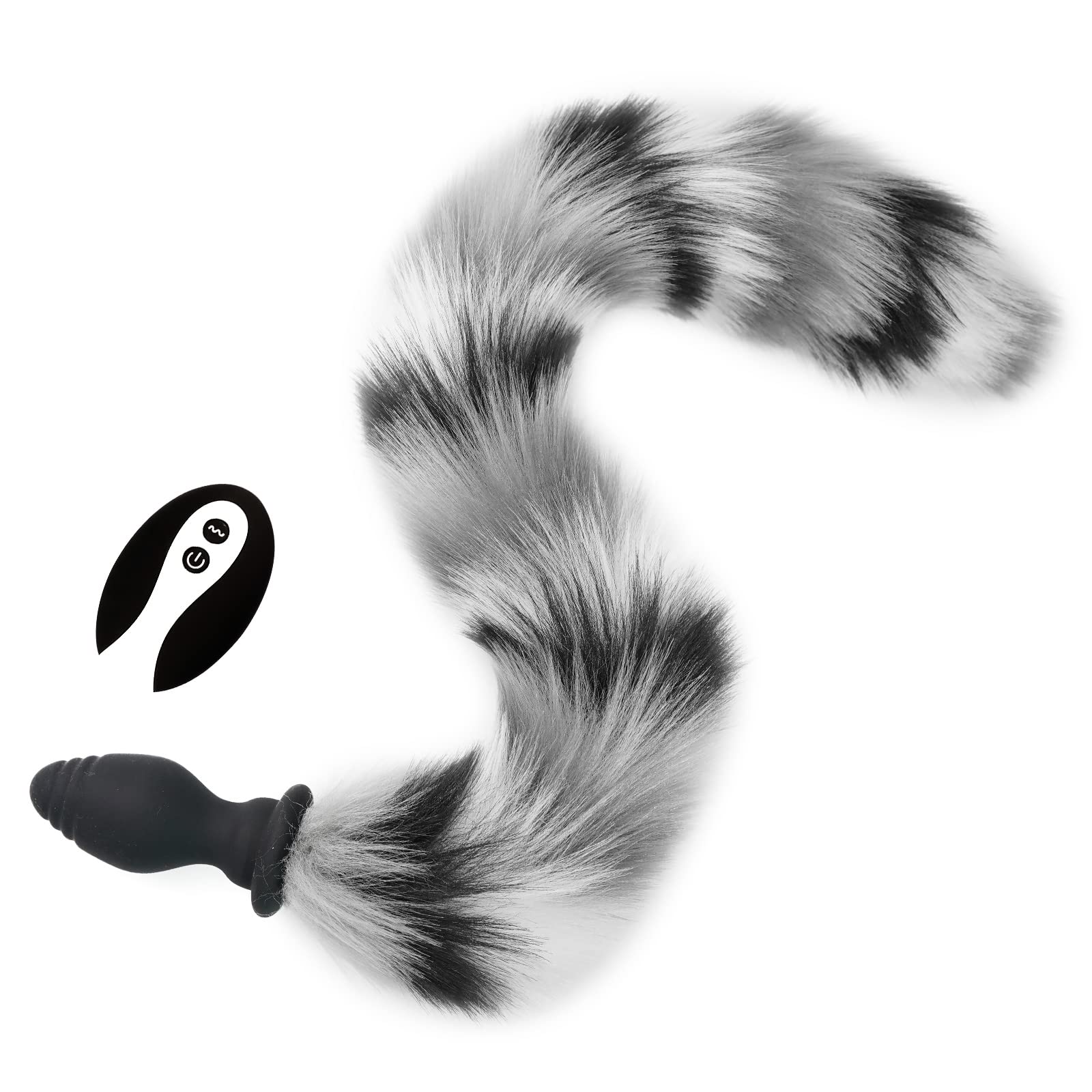 Fox Tail Butt Plug - Smooth Long Fox Tail Anal Toy for Role Play & Cosplay, Animal Tail Anal Plug for Women & Couples - Perfect for Flirting, Fantasy Play & Costume Parties - Mix Colors