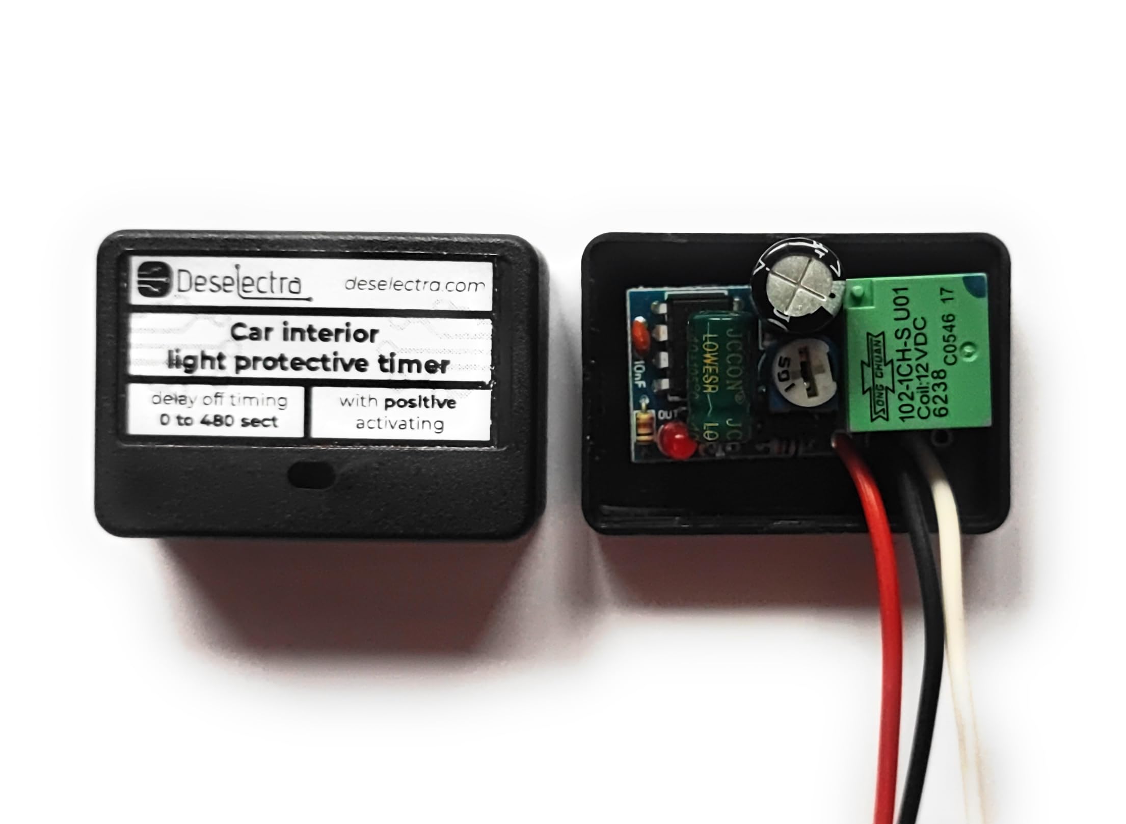 Car Dome Interior Light Switch Timer 0-480s Delay Off - Prevent Battery Drain | Perfect for Nighttime Use & Vehicle Safety