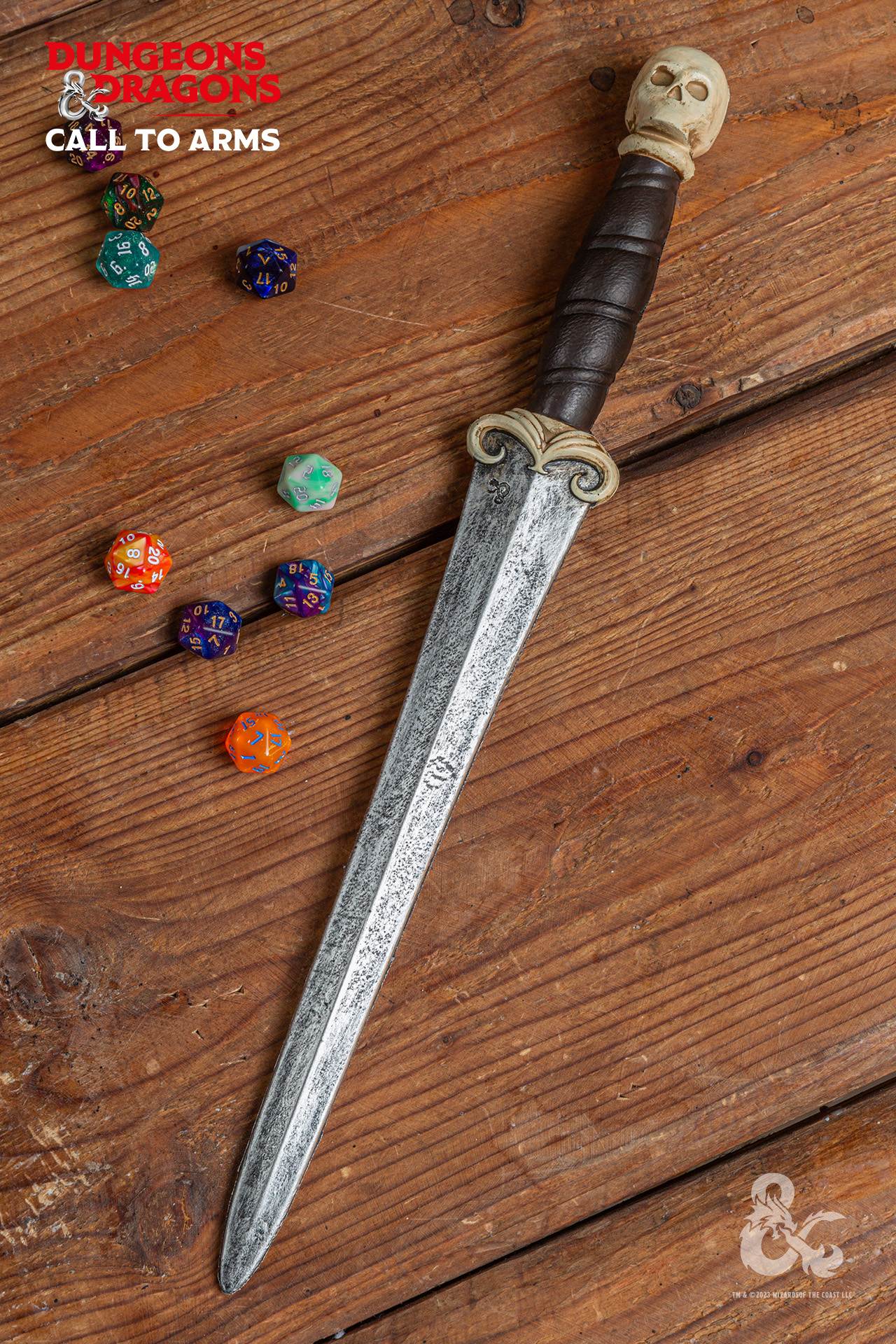 Dungeons & Dragons Foam Rogue Dagger - Safe LARP Weapon for Cosplay, D&D Roleplaying & Fantasy Themed Parties | Perfect Gift for Gamers & Collectors
