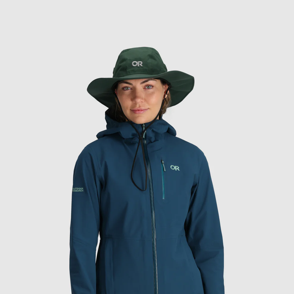 Outdoor Research Seattle Rain Hat - Waterproof & Breathable Outdoor Hat for Hiking, Camping & Rainy Days - Stay Dry in All Weather Conditions