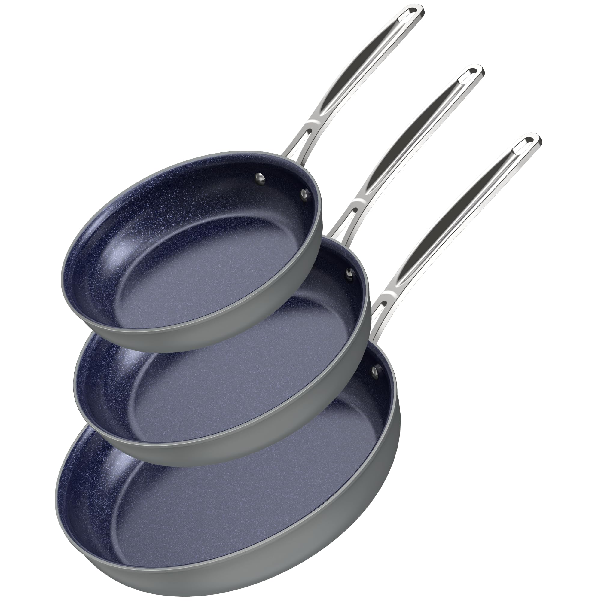 Nuwave 3-Piece Forged Lightweight Frying Pan Set (8