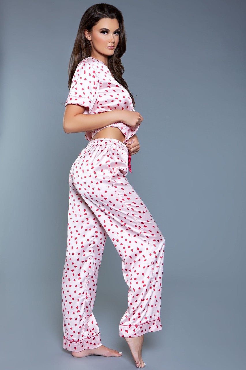 BeWicked Women's Camellia Pajama Set 2086 - Soft Sleepwear for Women, Comfortable Nightwear for Lounge & Bedtime