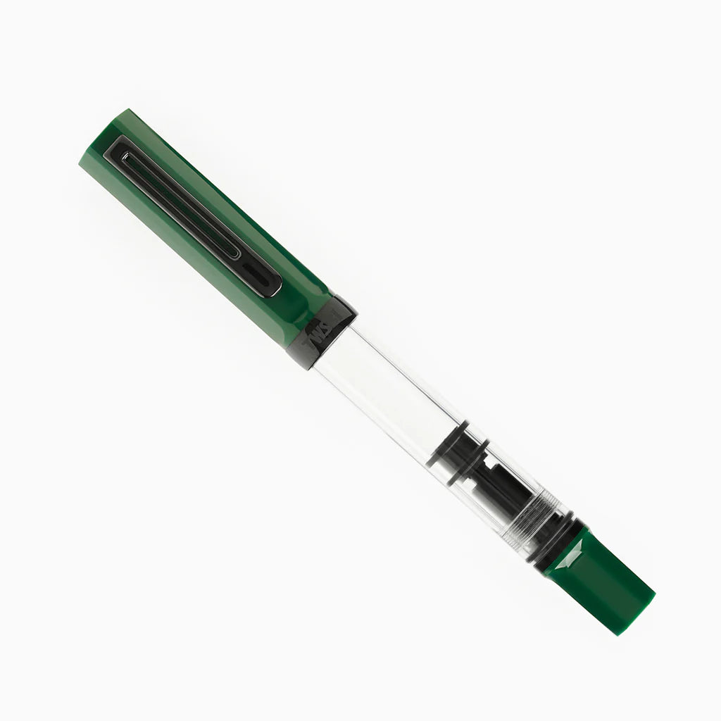 TWSBI Eco Irish Green Fountain Pen with Onyx Black Trim - Premium Writing Instrument for Calligraphy, Journaling & Everyday Use