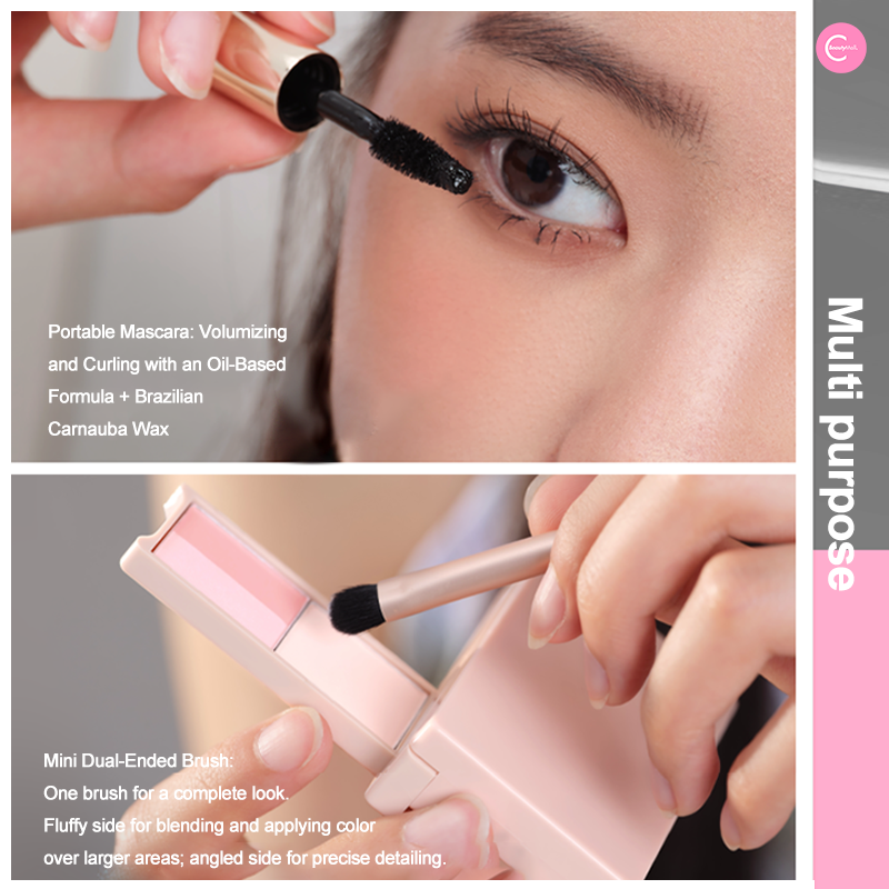 Judydoll Travel Palms Palette - Portable Eyeshadow Makeup Kit for On-the-Go | Perfect for Travel, Parties & Everyday Use
