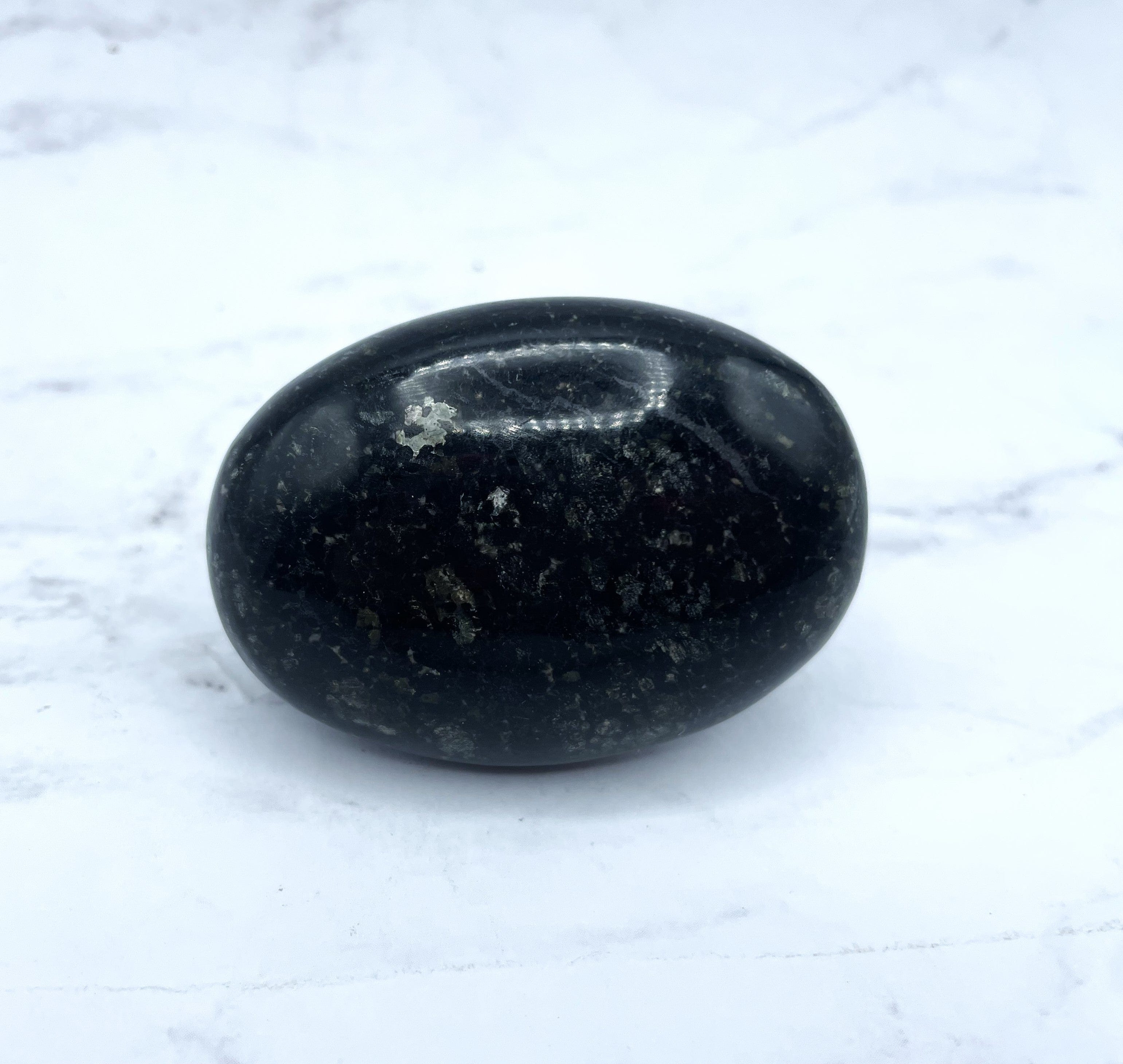 Coppernite Palm Stone - Natural Healing Crystal for Stress Relief & Meditation | Perfect for Yoga, Reiki, and Home Decor