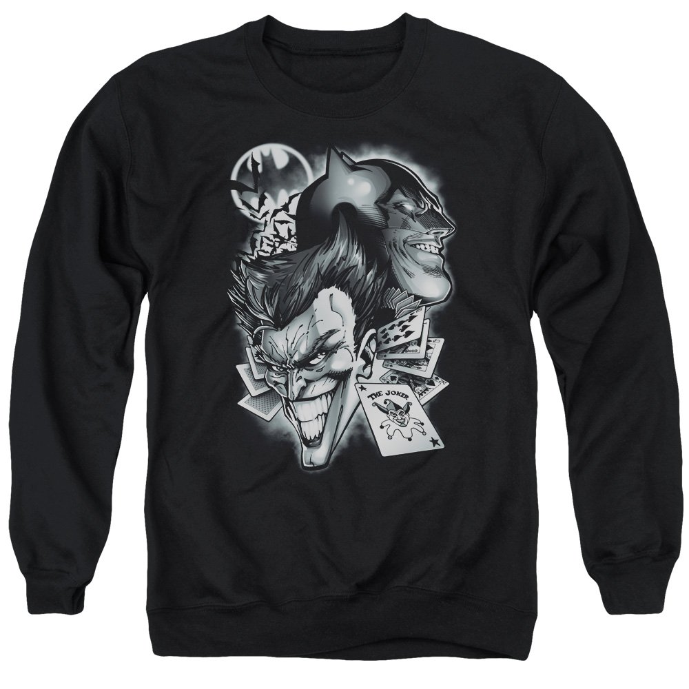 Batman Archenemies Unisex Adult Crewneck Sweatshirt - DC Comics Graphic Hoodie for Men & Women - Casual Wear, Cosplay & Superhero Fan Gift