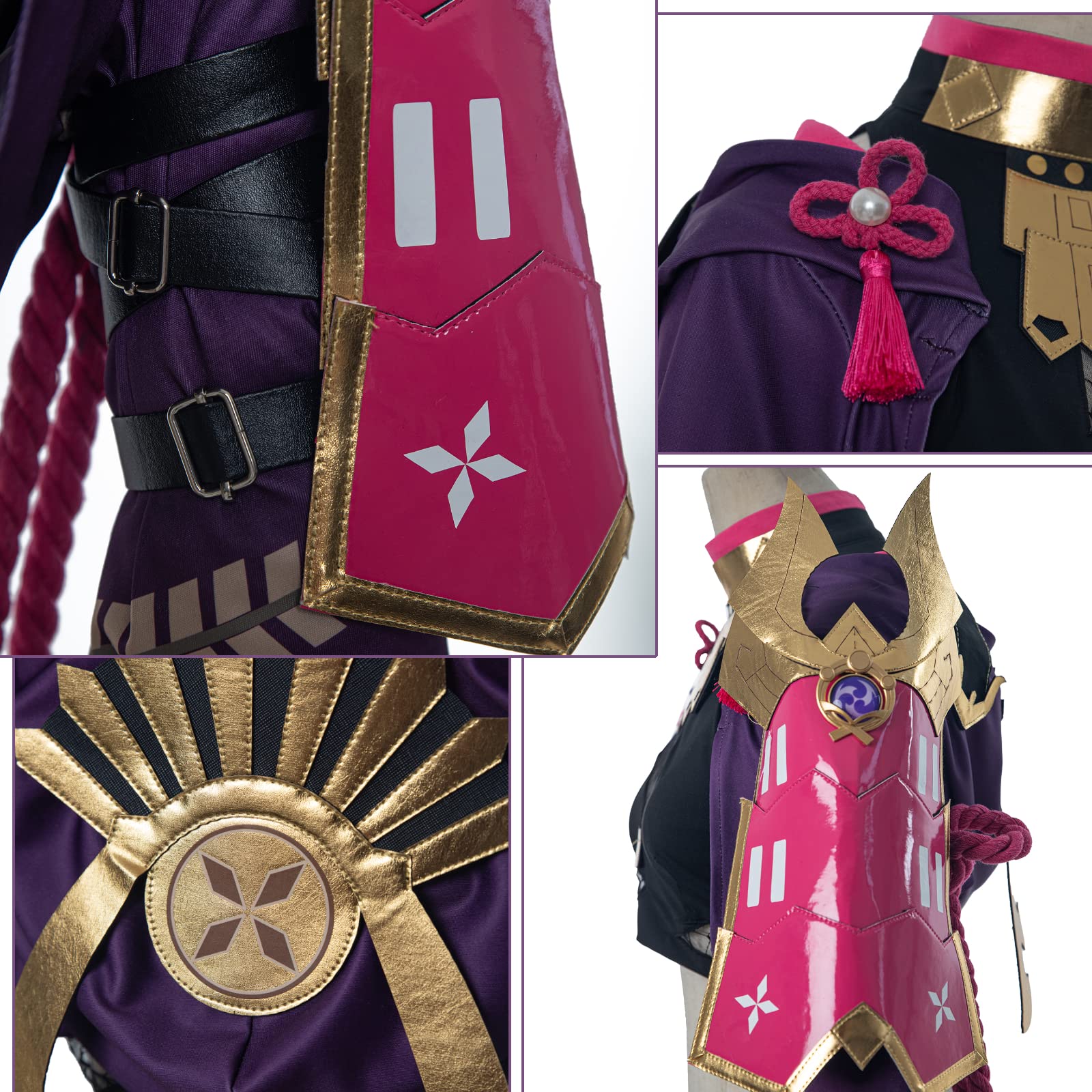 Genshin Impact Shinobu Cosplay Costume - Premium Ninja Outfit for Women | Halloween, Anime Conventions & Themed Parties