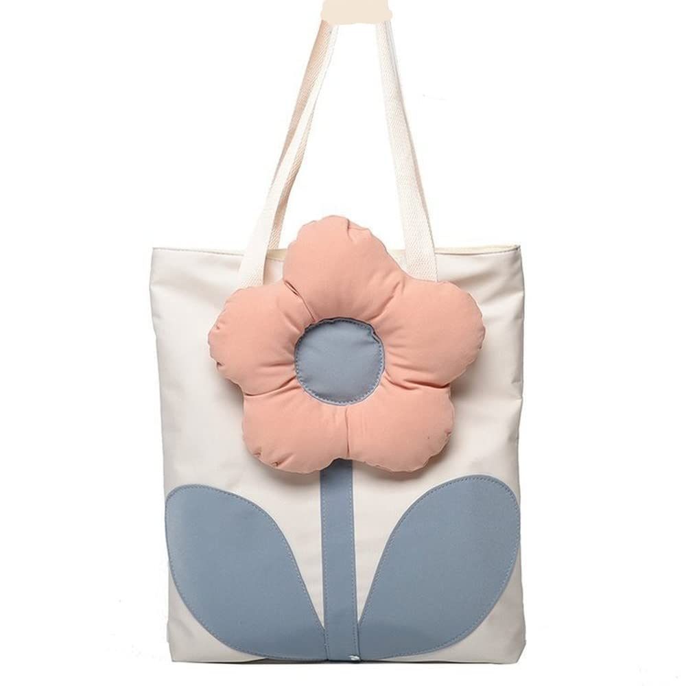 RVUEM Cute Tote Bag for Women & Teens - Stylish Shoulder Purse for School, Work & Shopping - Durable Top Handle Handbag for Daily Use, Travel & Casual Outings